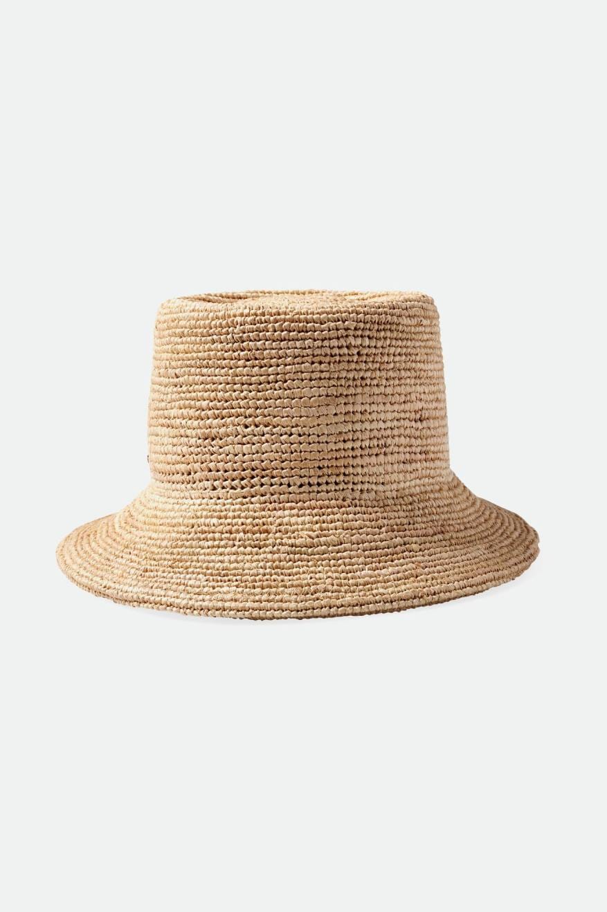 ELLEE STRAW PACKABLE BUCKET HAT - Image 3