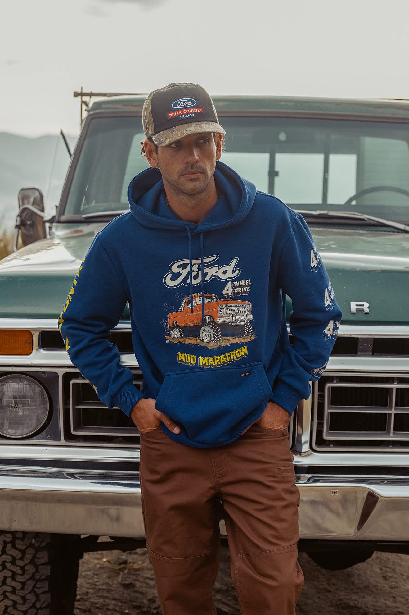 Ford Mud Marathon Fleece Hoodie - Image 6
