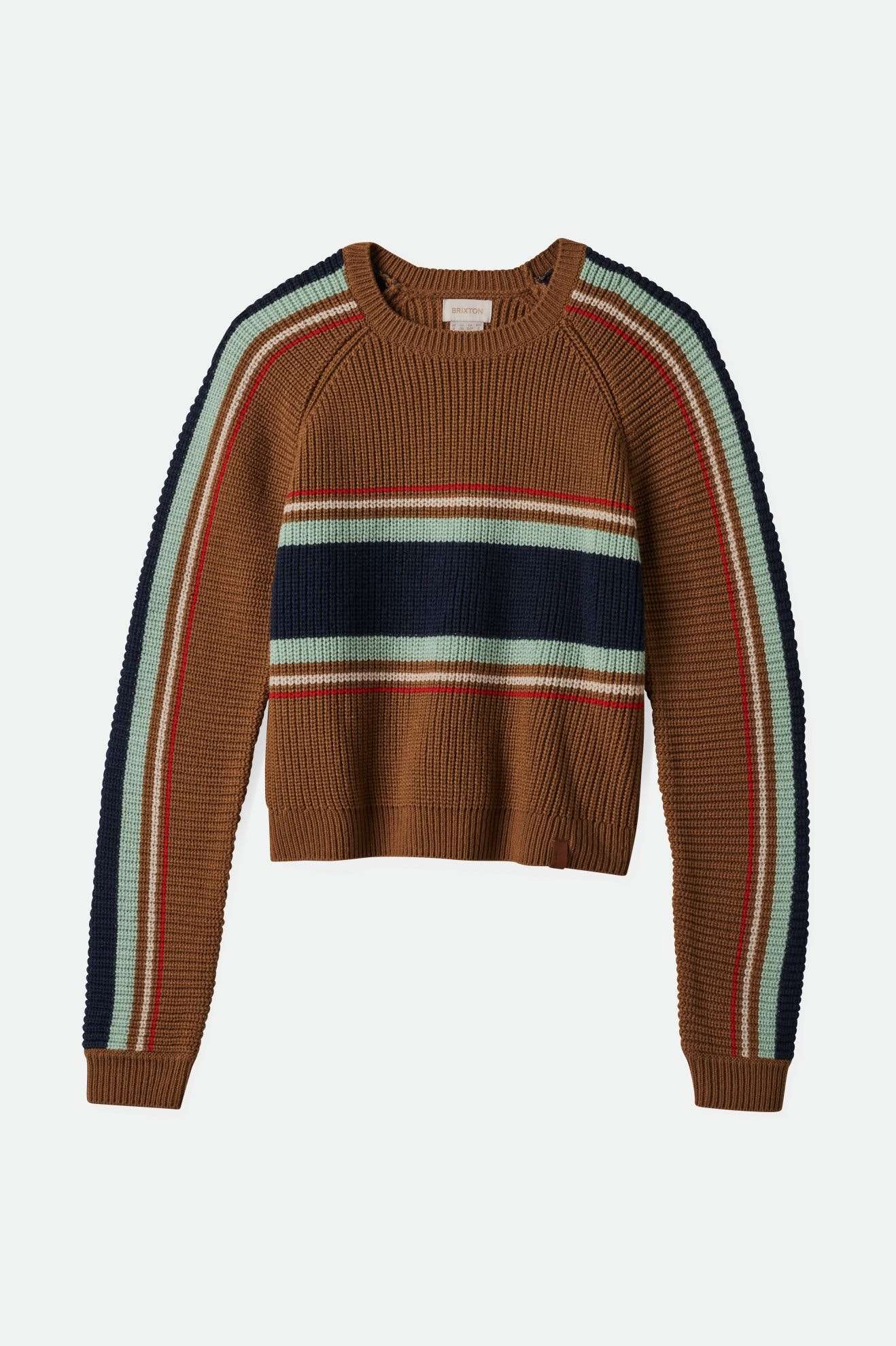 Racing Stripe Crew Sweater