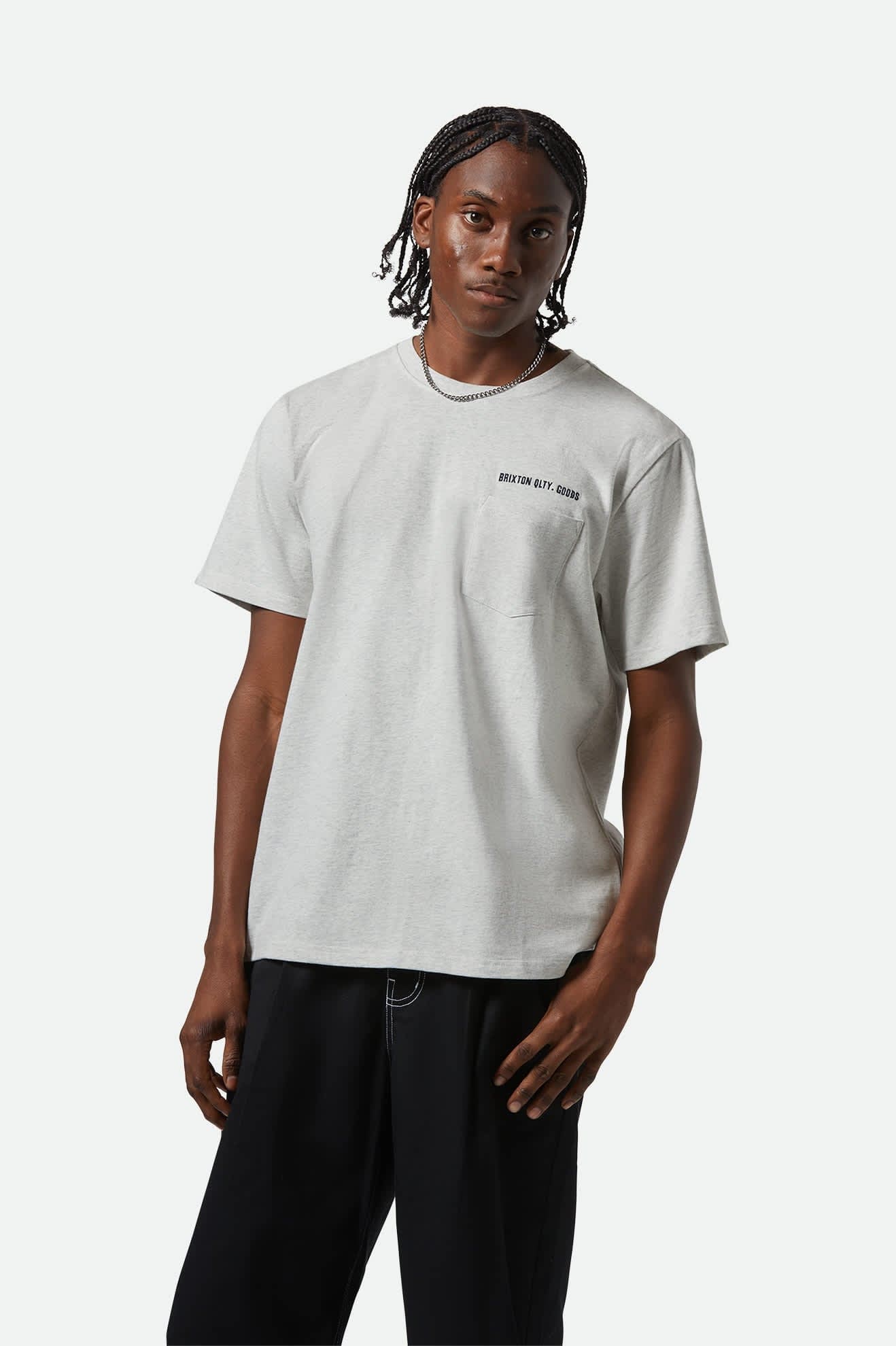 Emb Heavy Weight Pkt Tee - Image 2