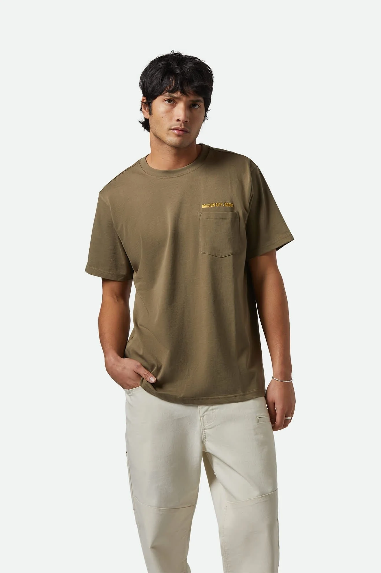 Emb Heavy Weight Pkt Tee - Image 2
