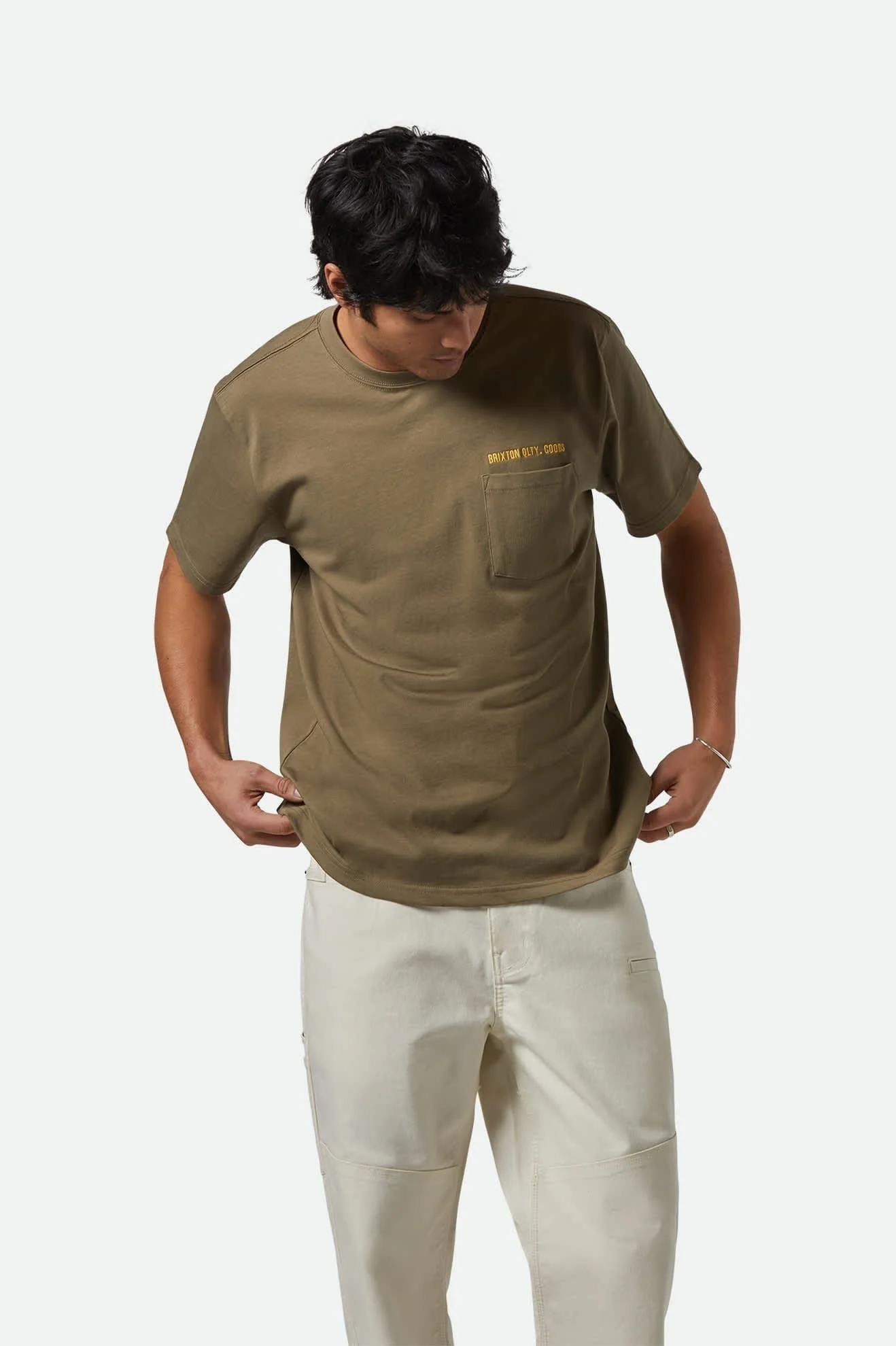 Emb Heavy Weight Pkt Tee - Image 3