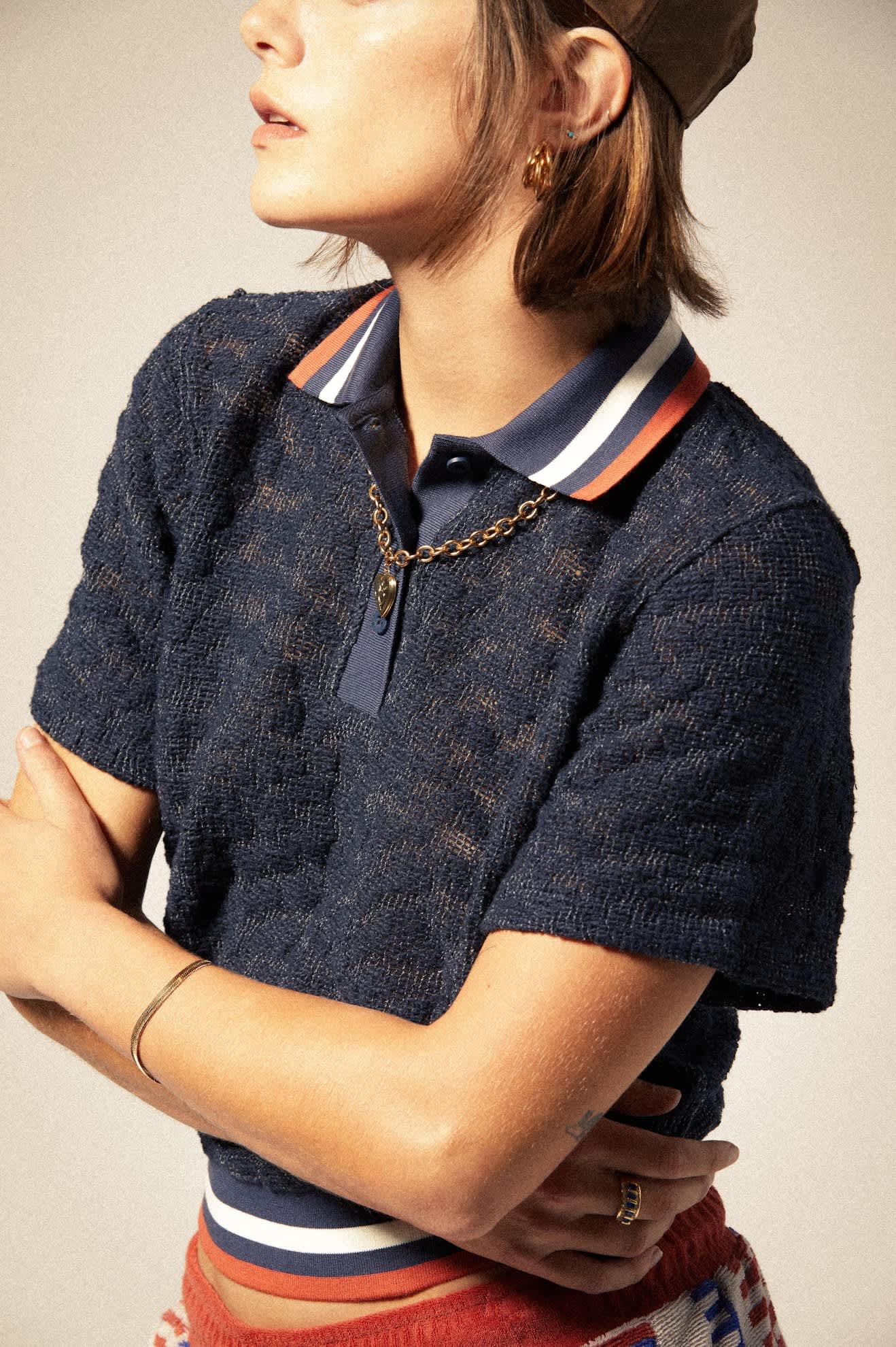 Retro Mesh S S Polo - Image 5