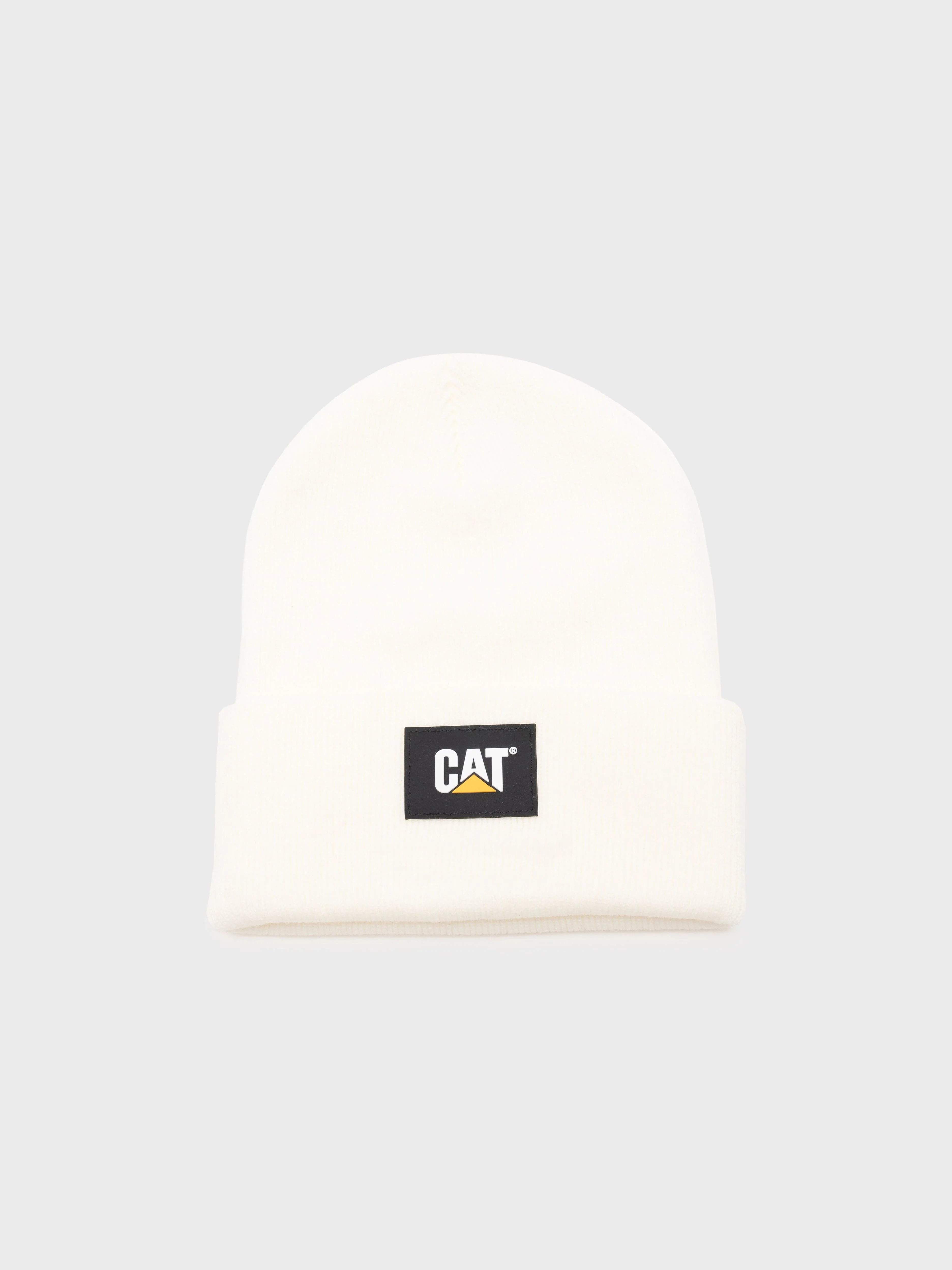 CAT LABEL CUFF BEANIE