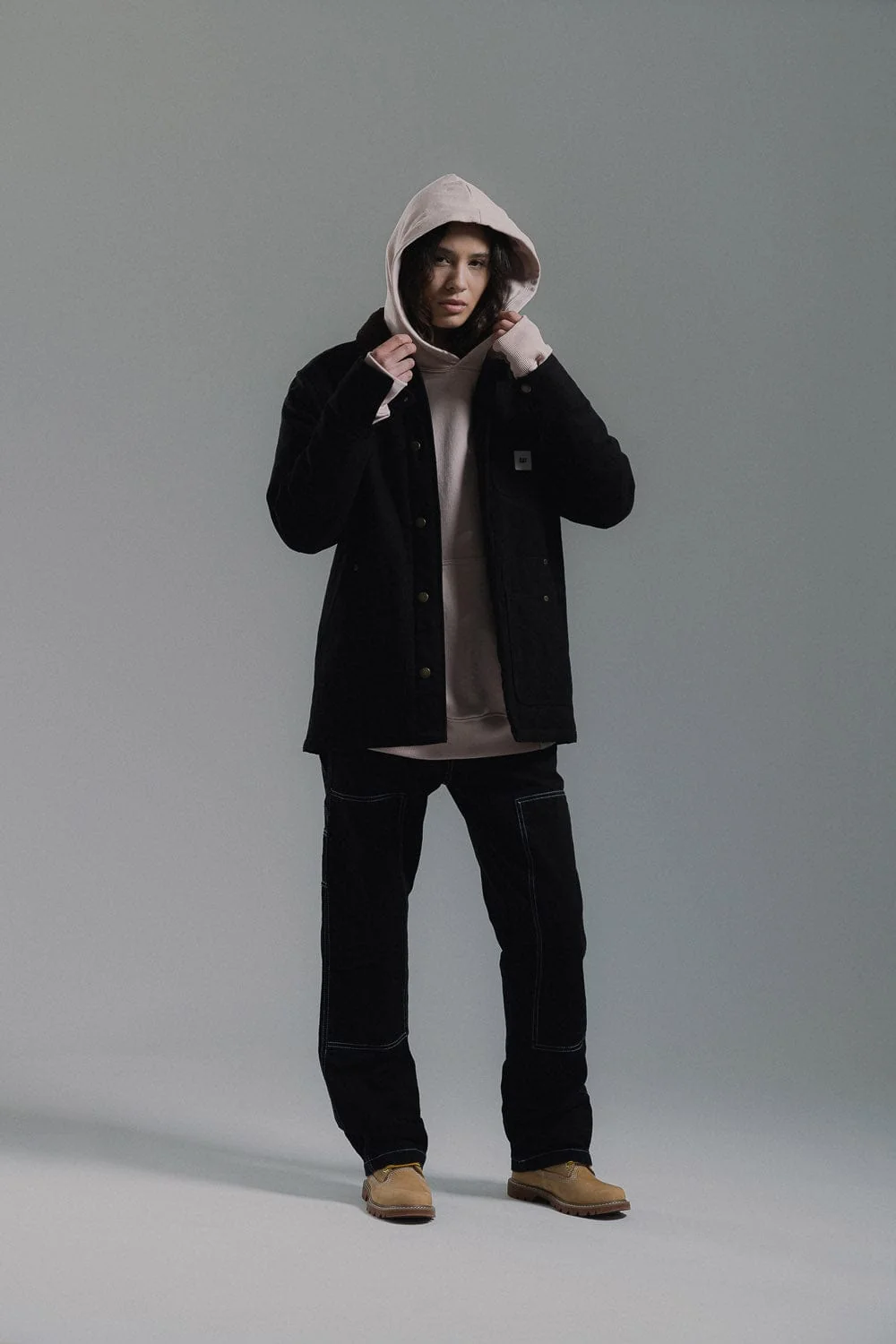 Workwear Redefined Embroidery Hoodie Fleece - Image 6