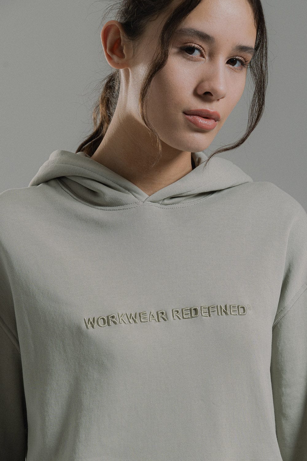 Workwear Redefined Embroidery Hoodie Fleece - Image 6