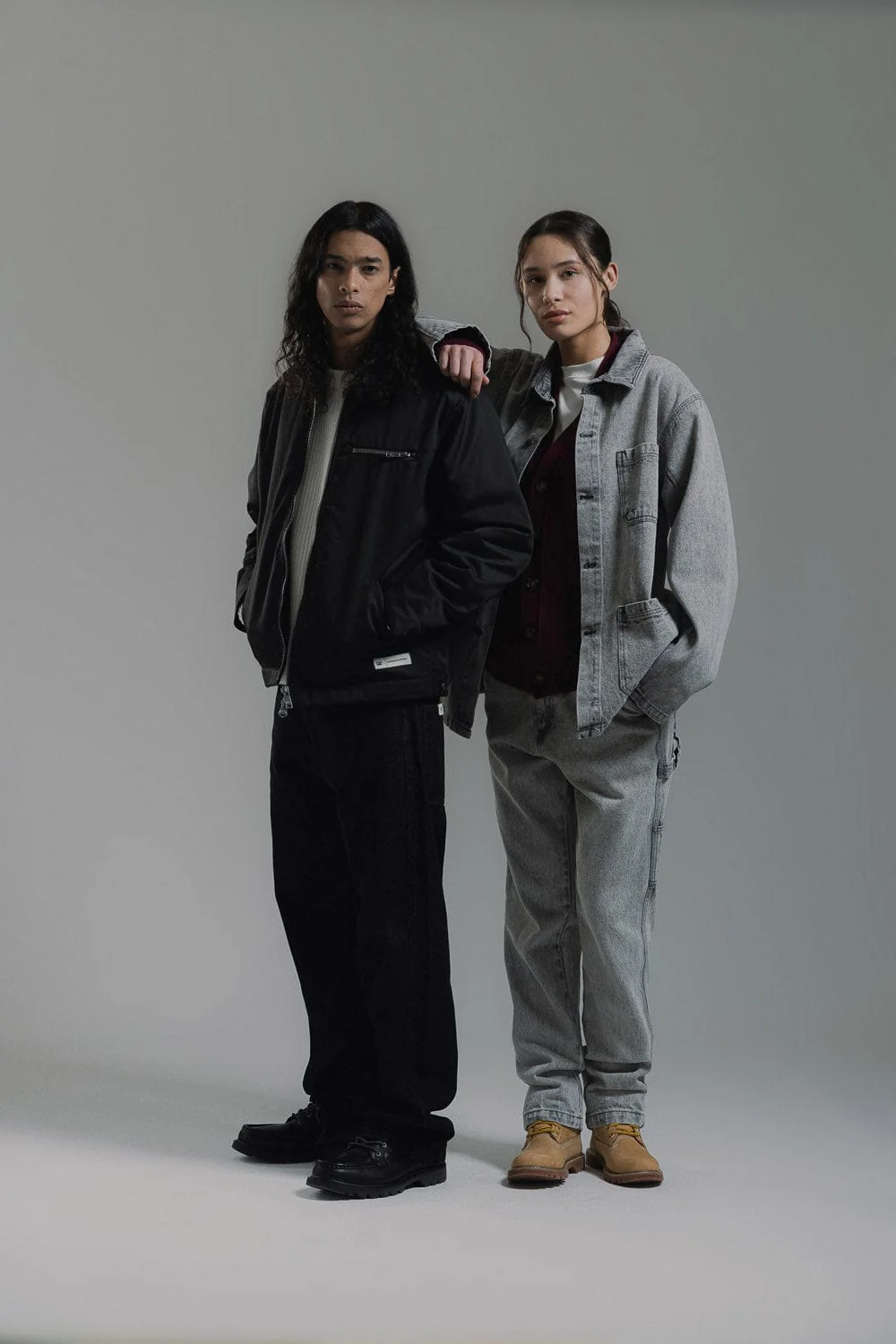 Denim Overshirt With Acid Wash - Image 7