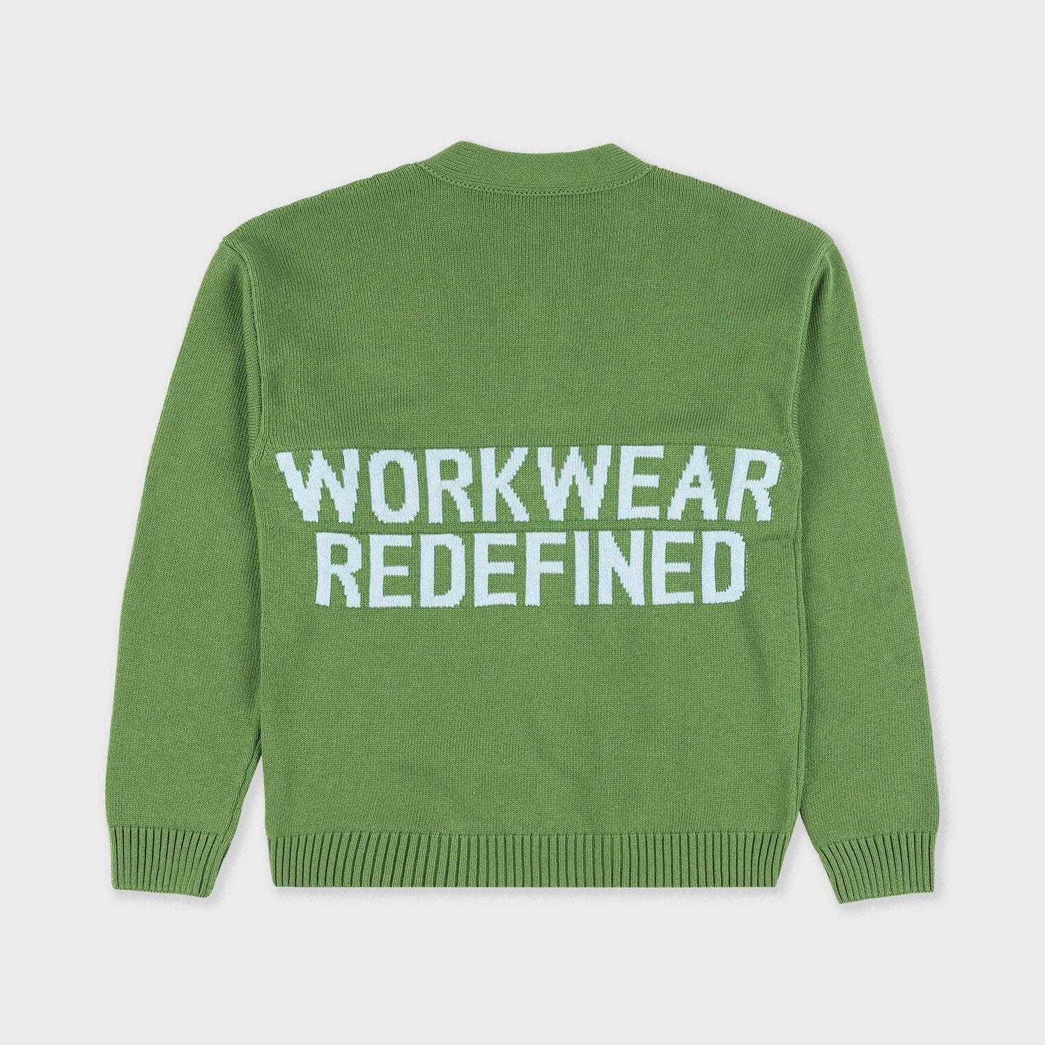 Workwear Redefined Cardigan With Jacquard - Image 2