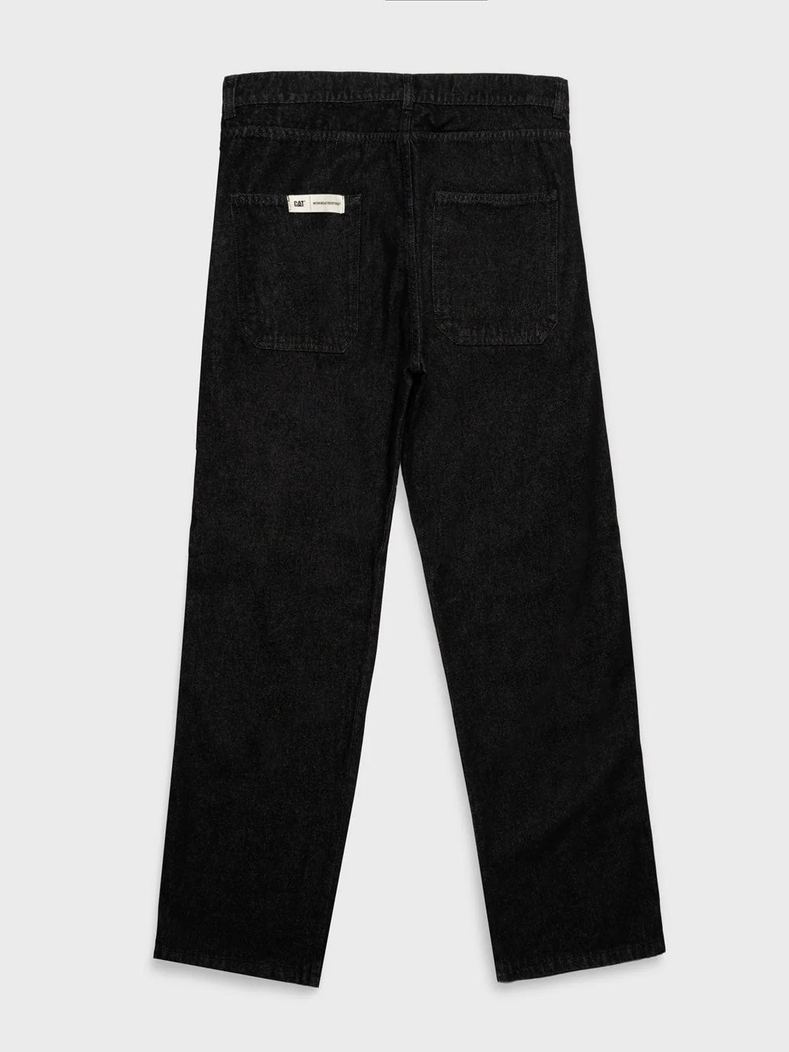 Black Denim 5 Pkt Pant - Image 3