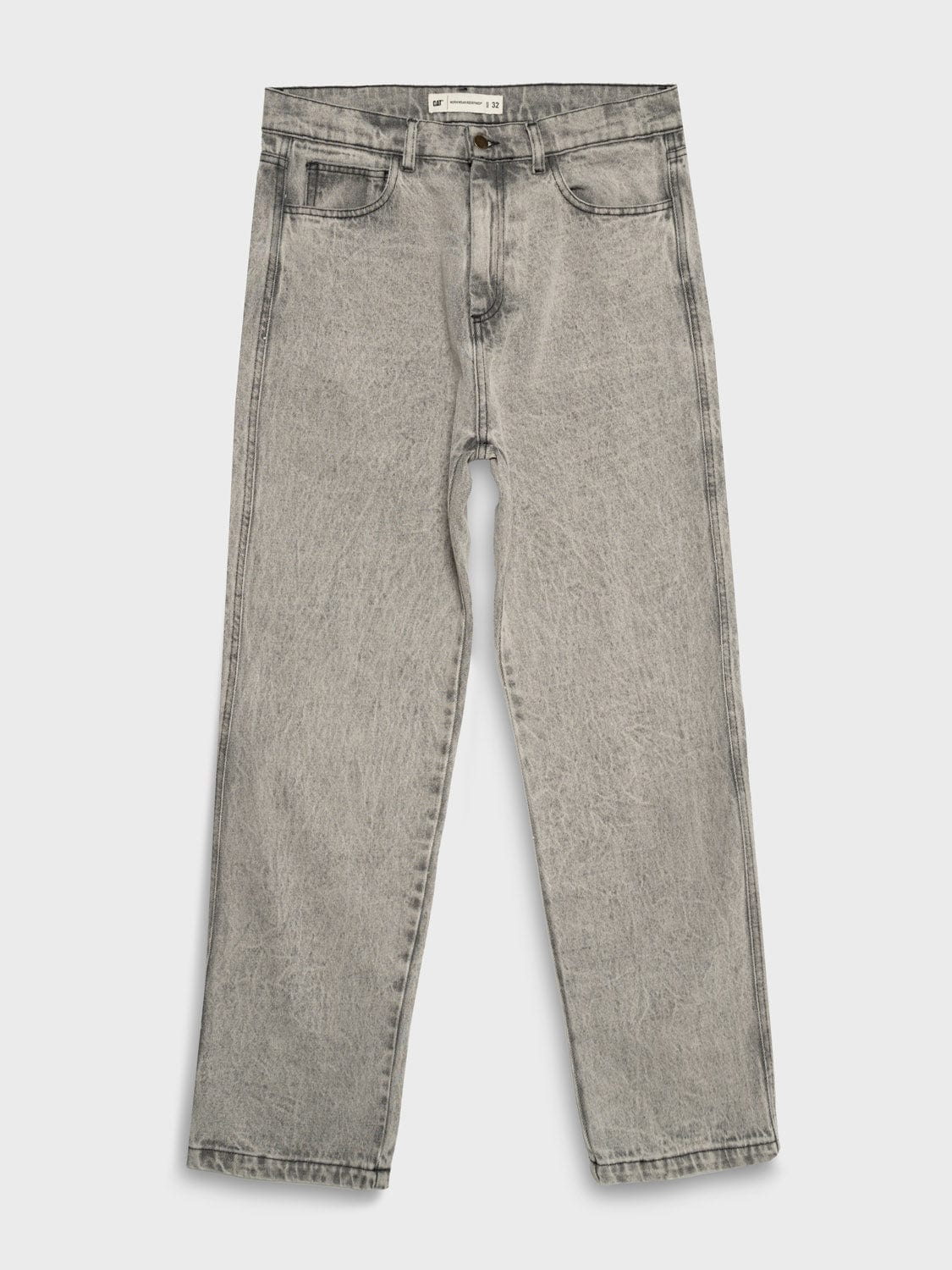 Denim 5 Pkt Pant With Acid Wash