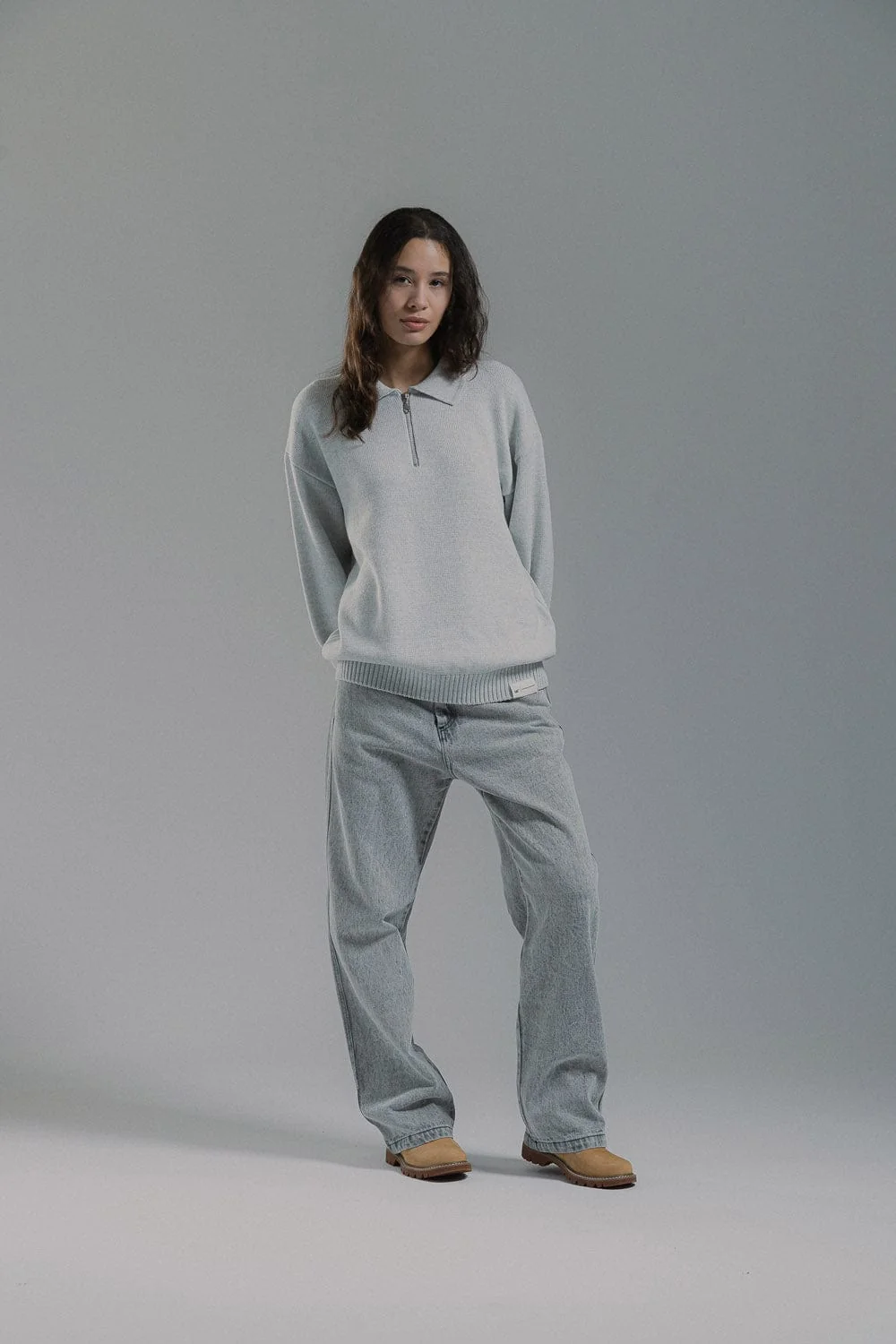 Half Zip Polo Knit - Image 2