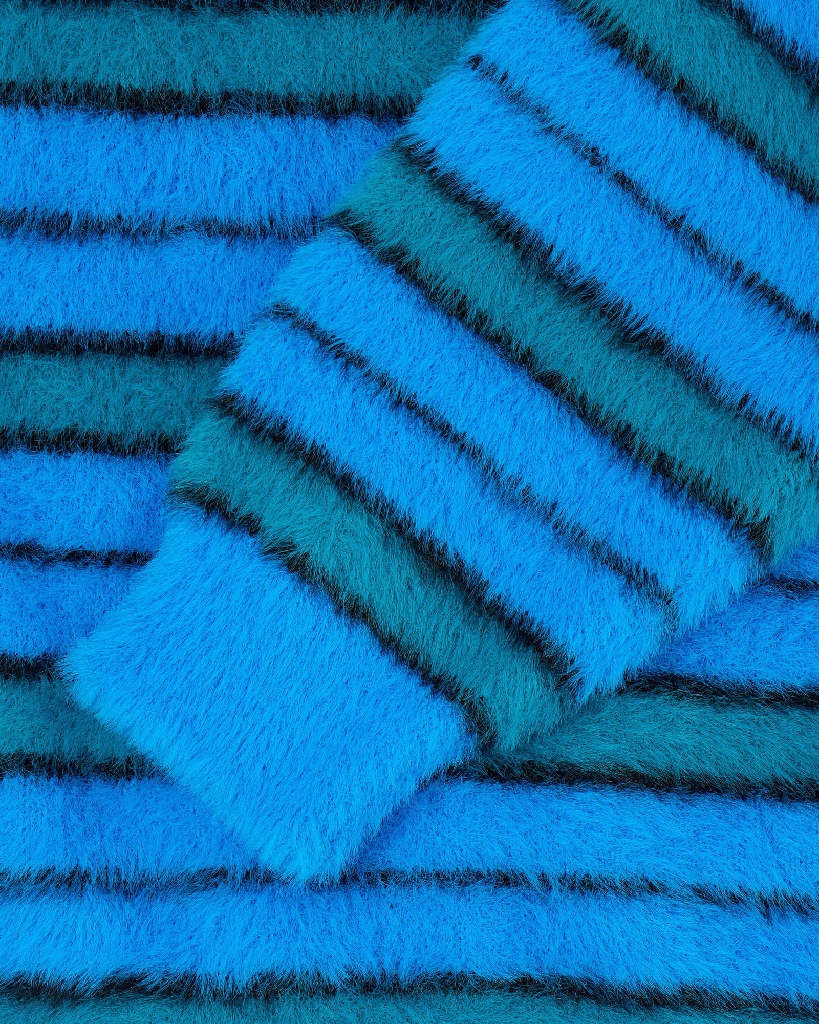 Striped Hairy Sweater - Image 8