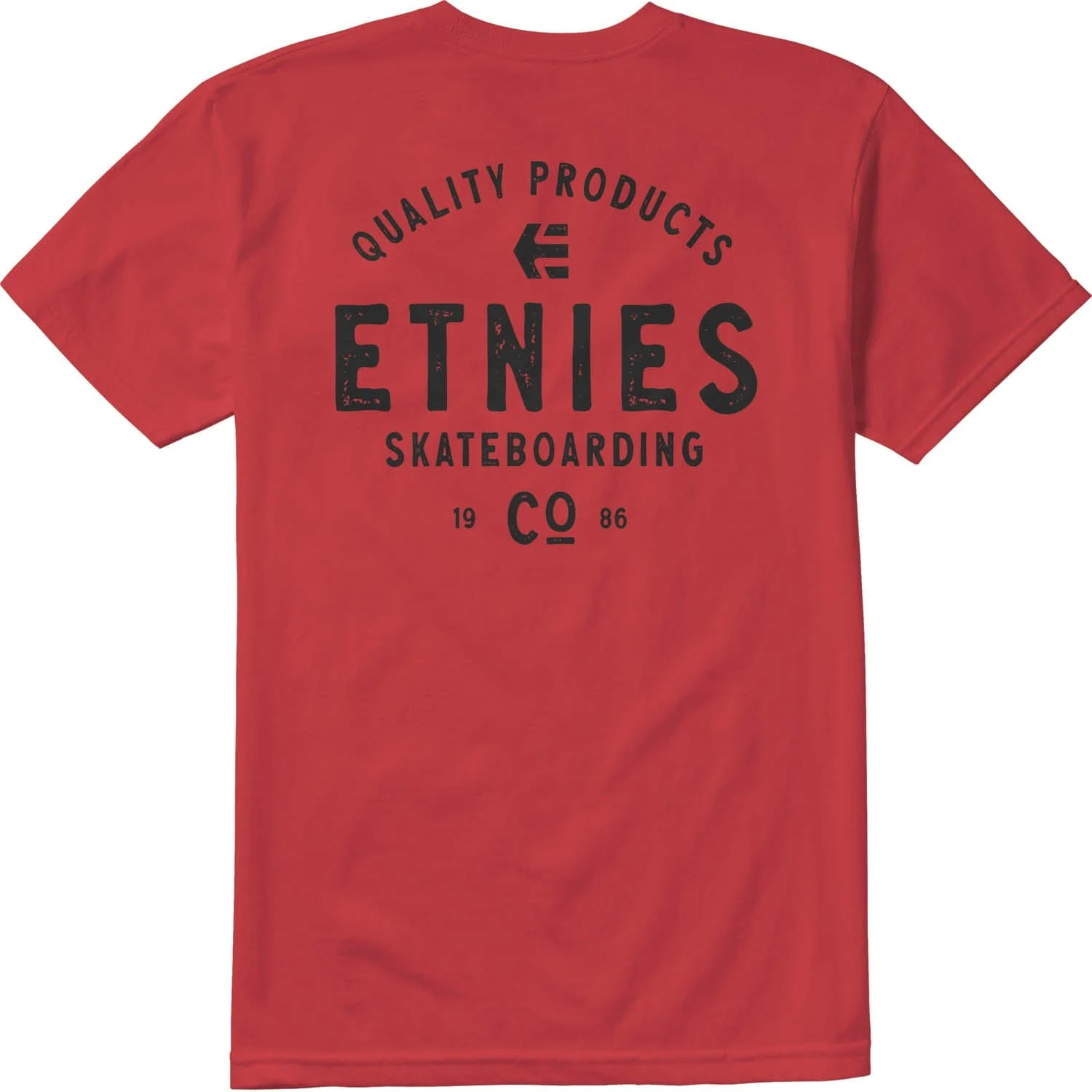 SKATE CO TEE - RED/BLACK - Image 2