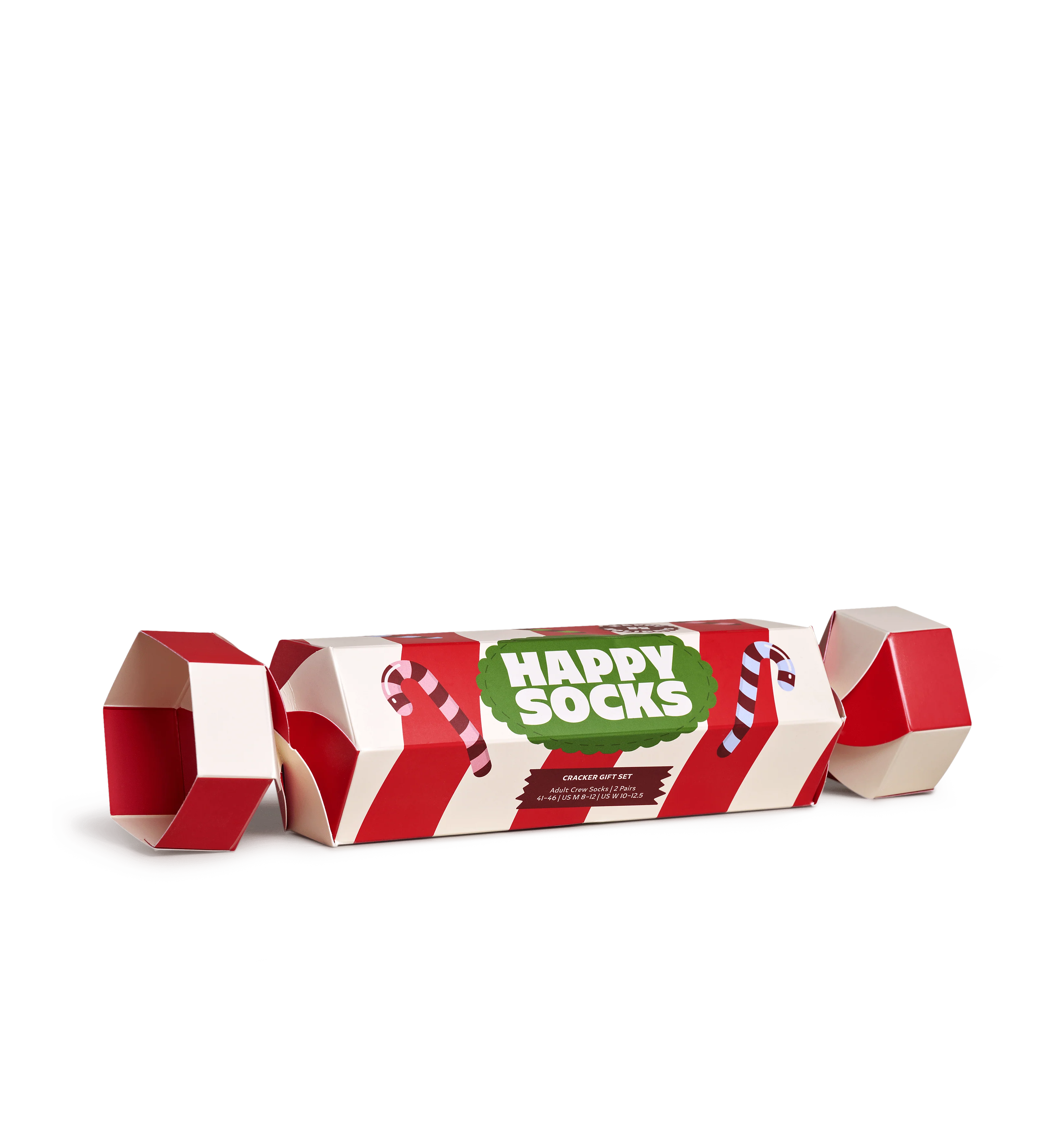 2 Pack Holiday Striped Cracker Gift Set
