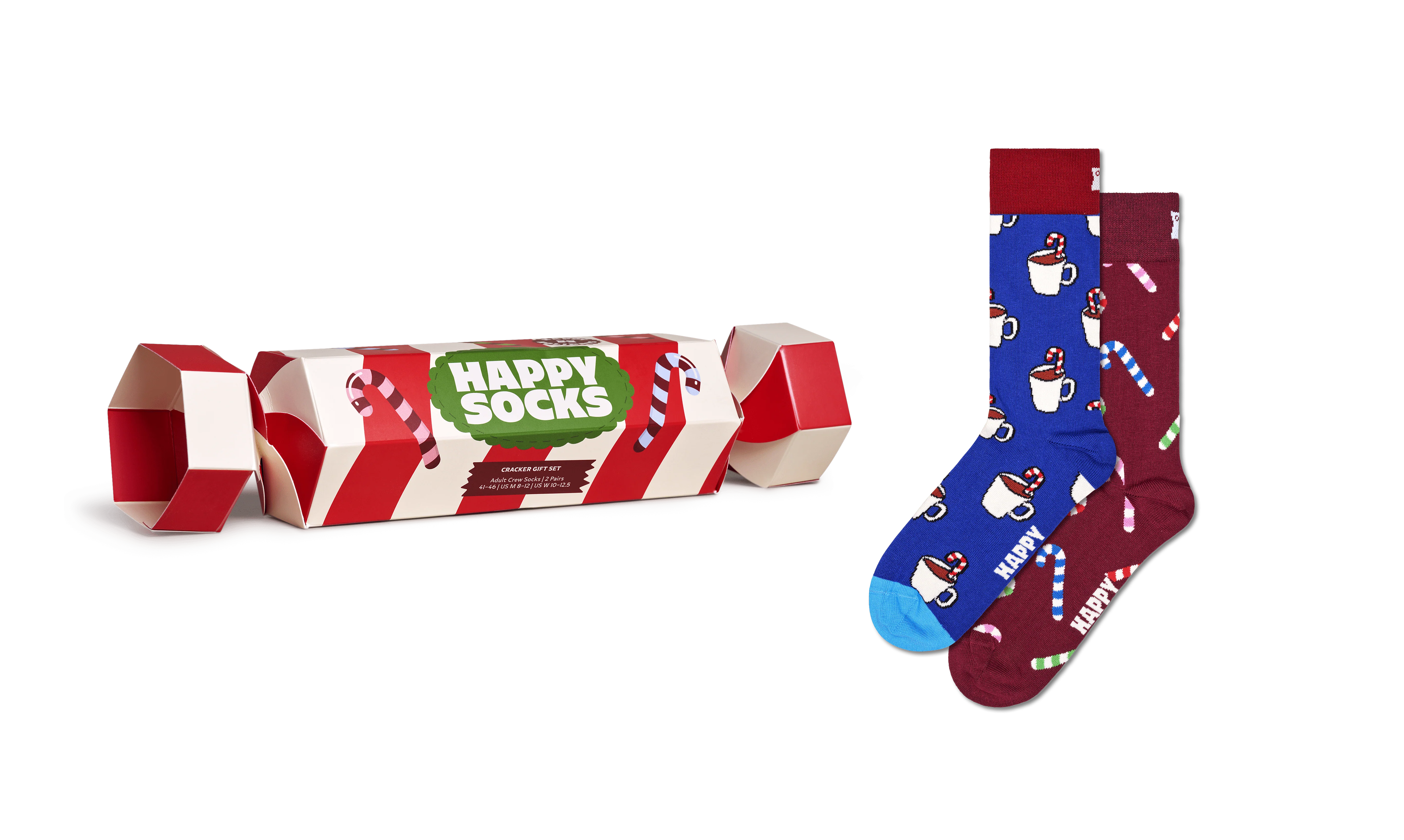 2 Pack Holiday Striped Cracker Gift Set - Image 4
