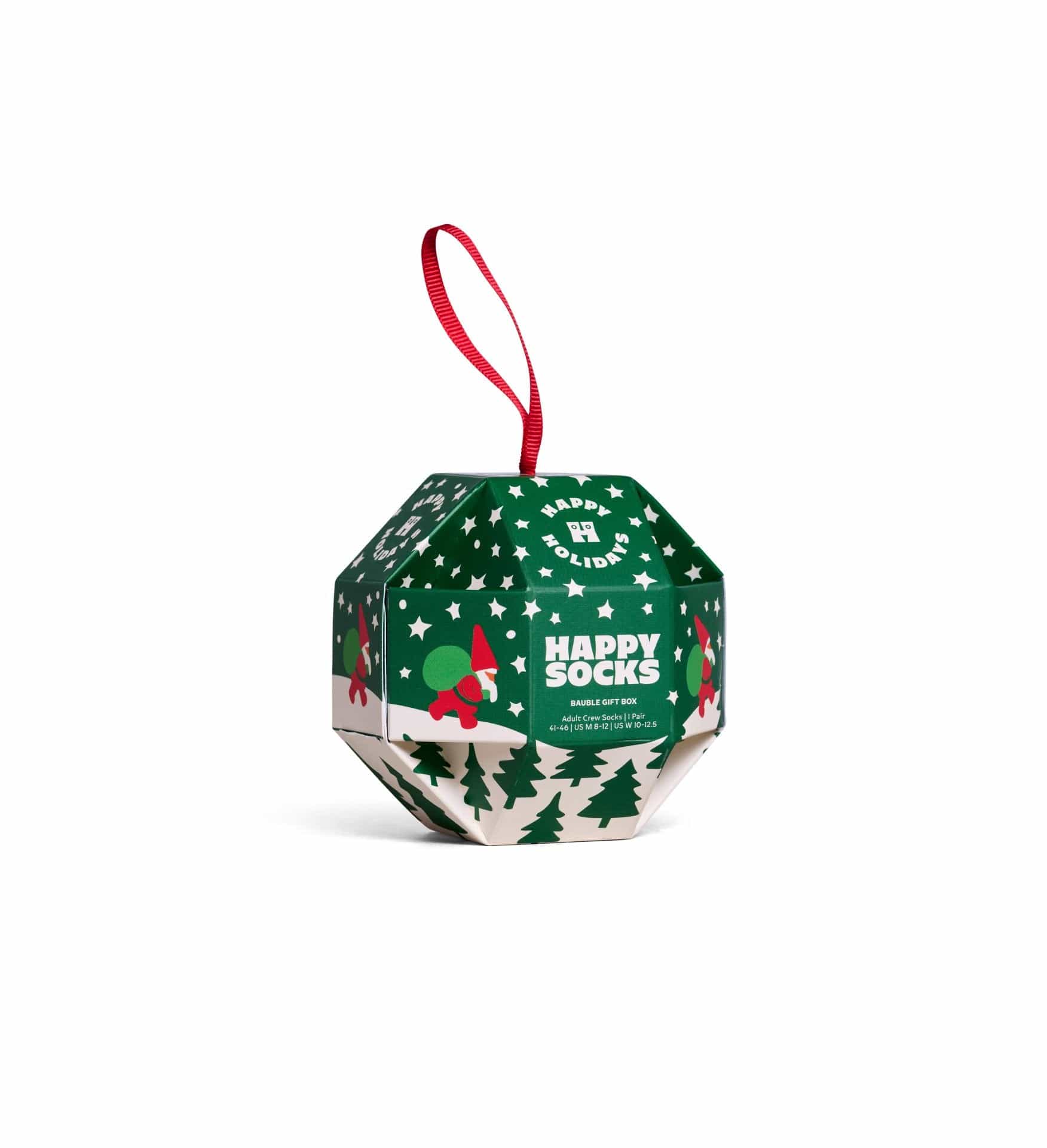 1 Pack Snow Globe Sock Gift Set