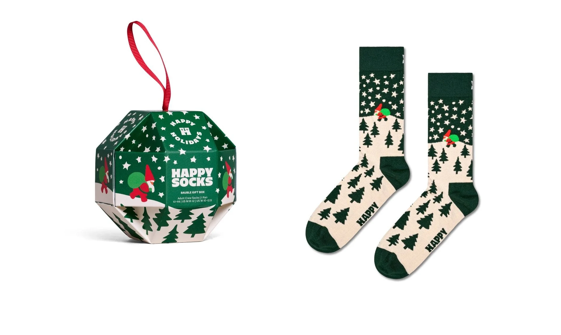 1 Pack Snow Globe Sock Gift Set - Image 3
