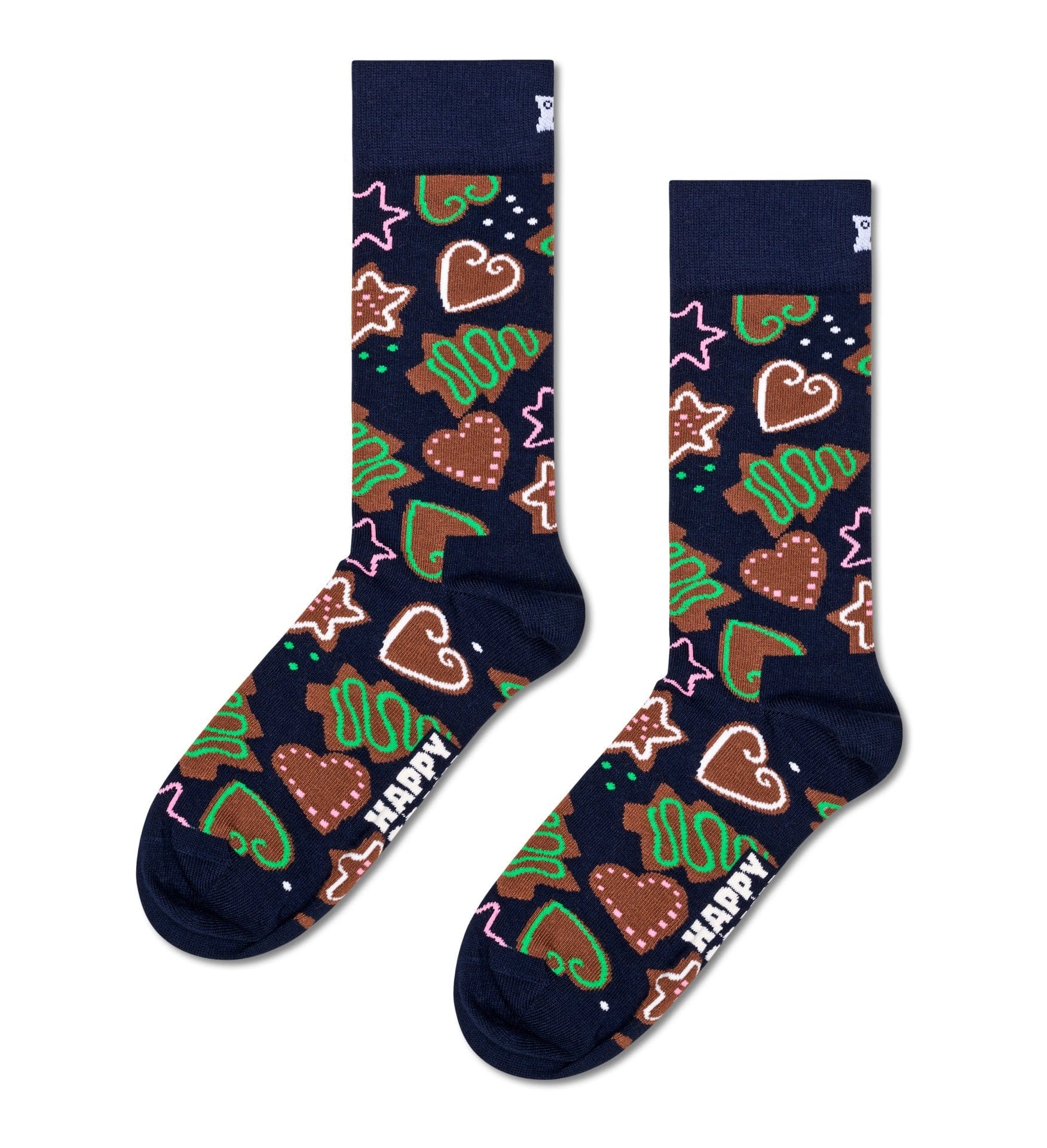 2 Pack Gingerbread Heart Socks Gift Set - Image 3