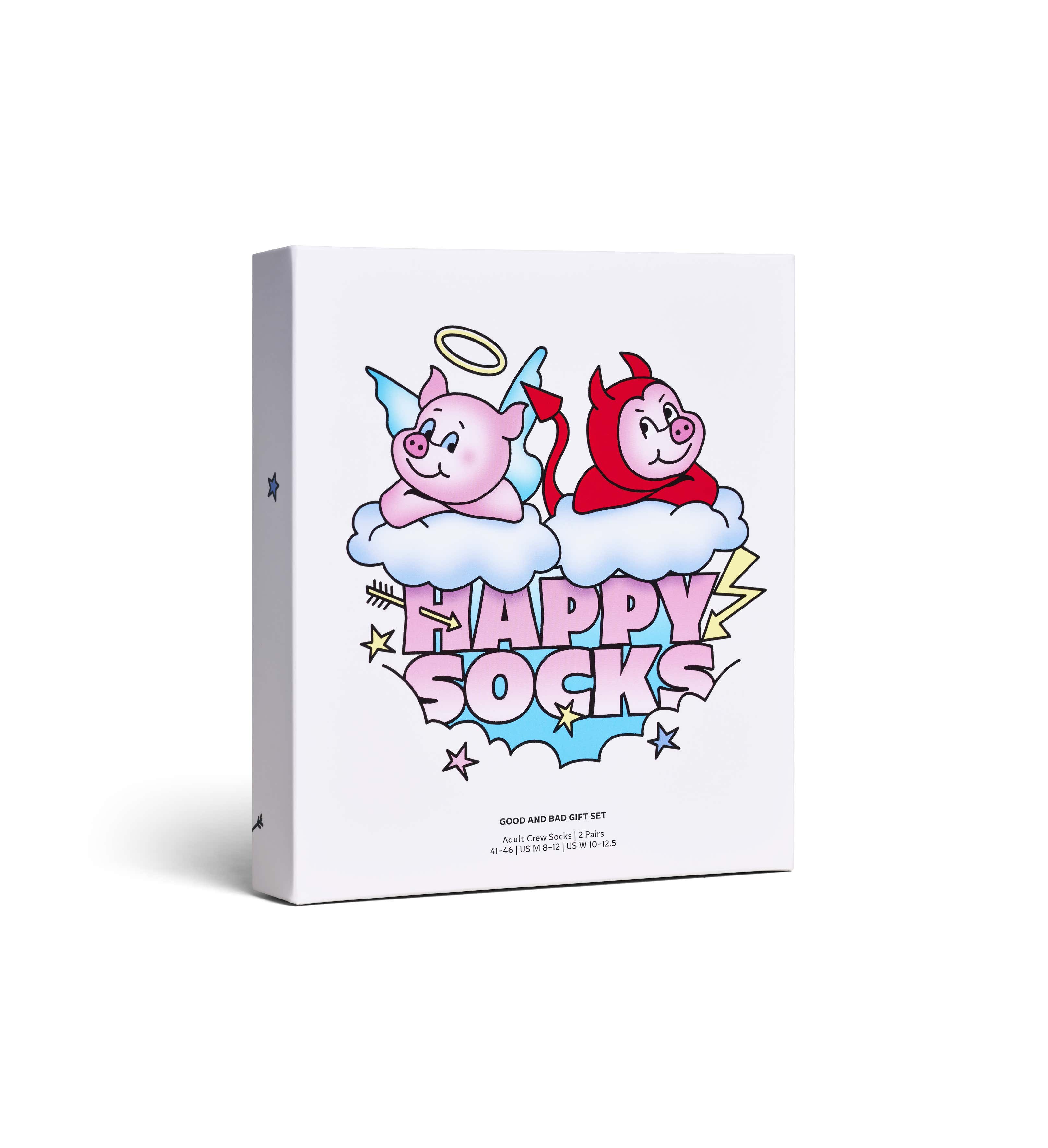 2 Pack Good Bad Pig Socks Gift Set - Image 5