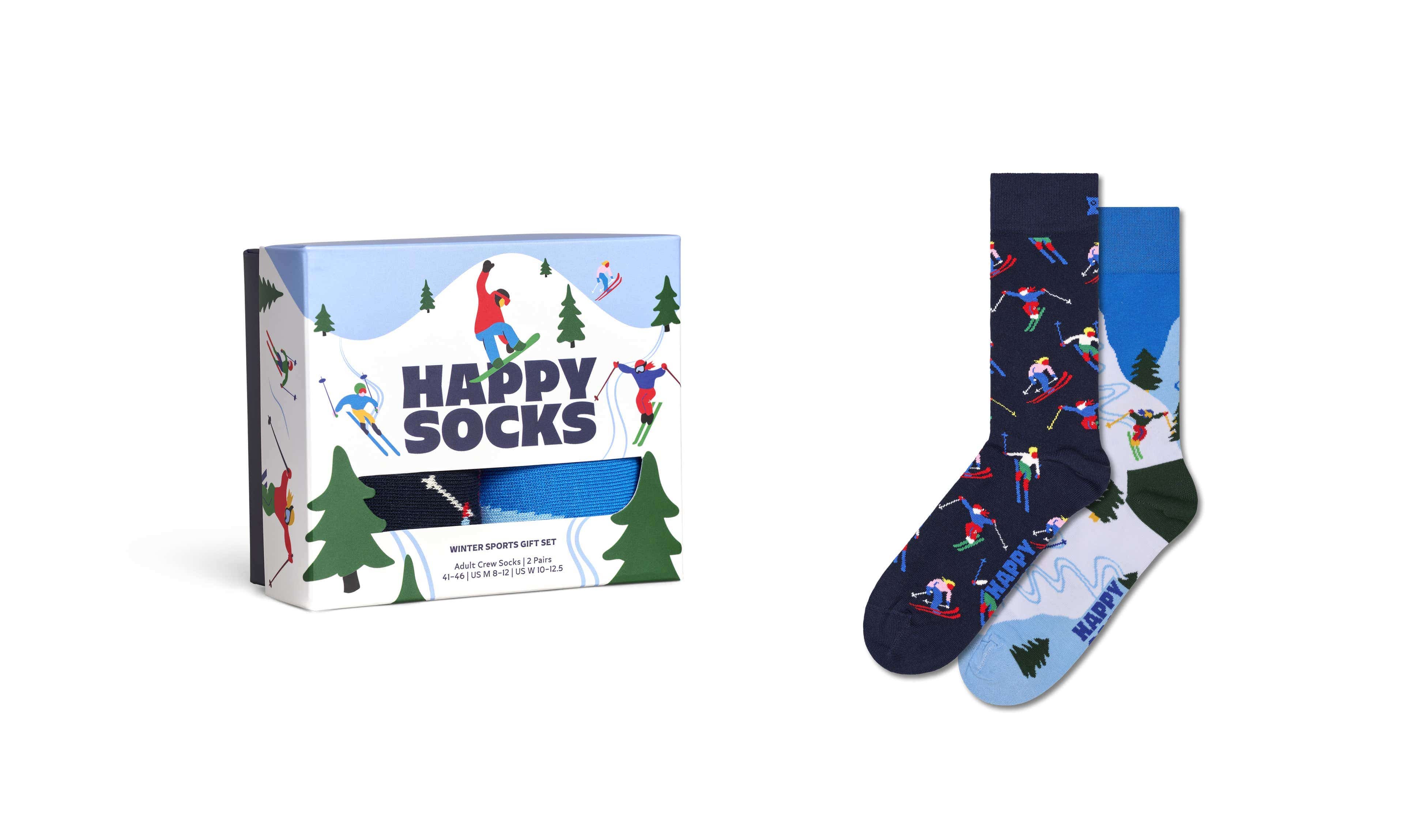 2 Pack Winter Sports Socks Gift Set - Image 2