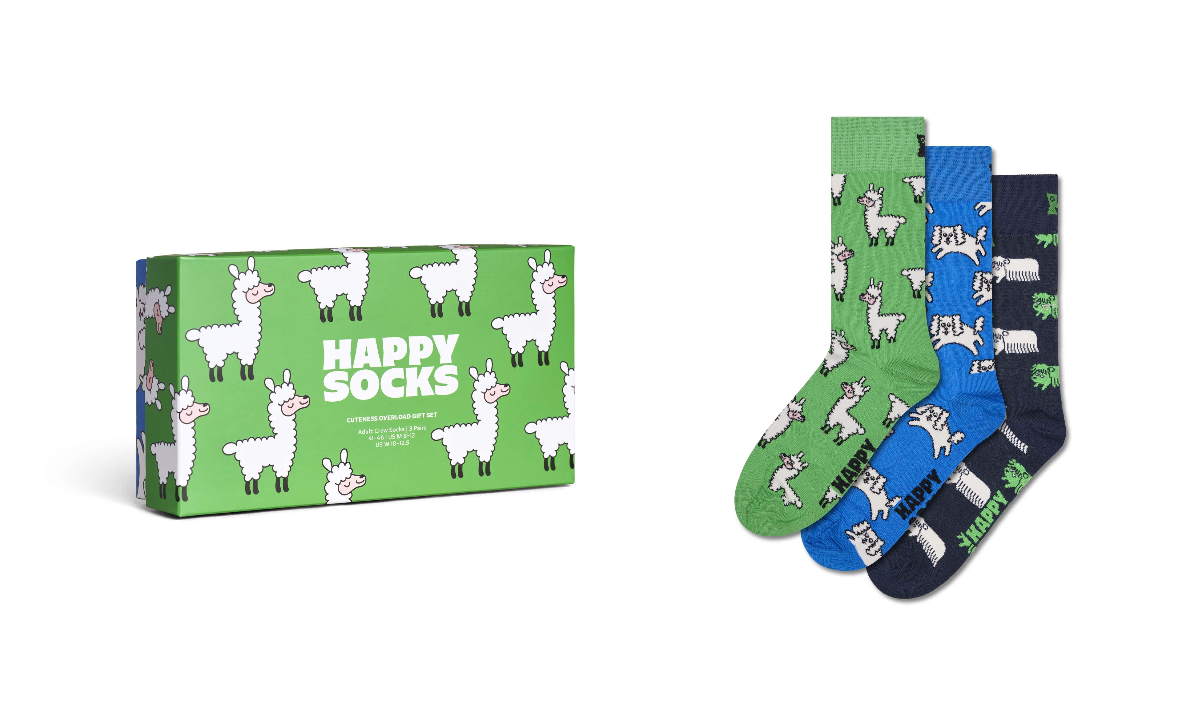 3 Pack Animals Socks Gift Set - Image 2