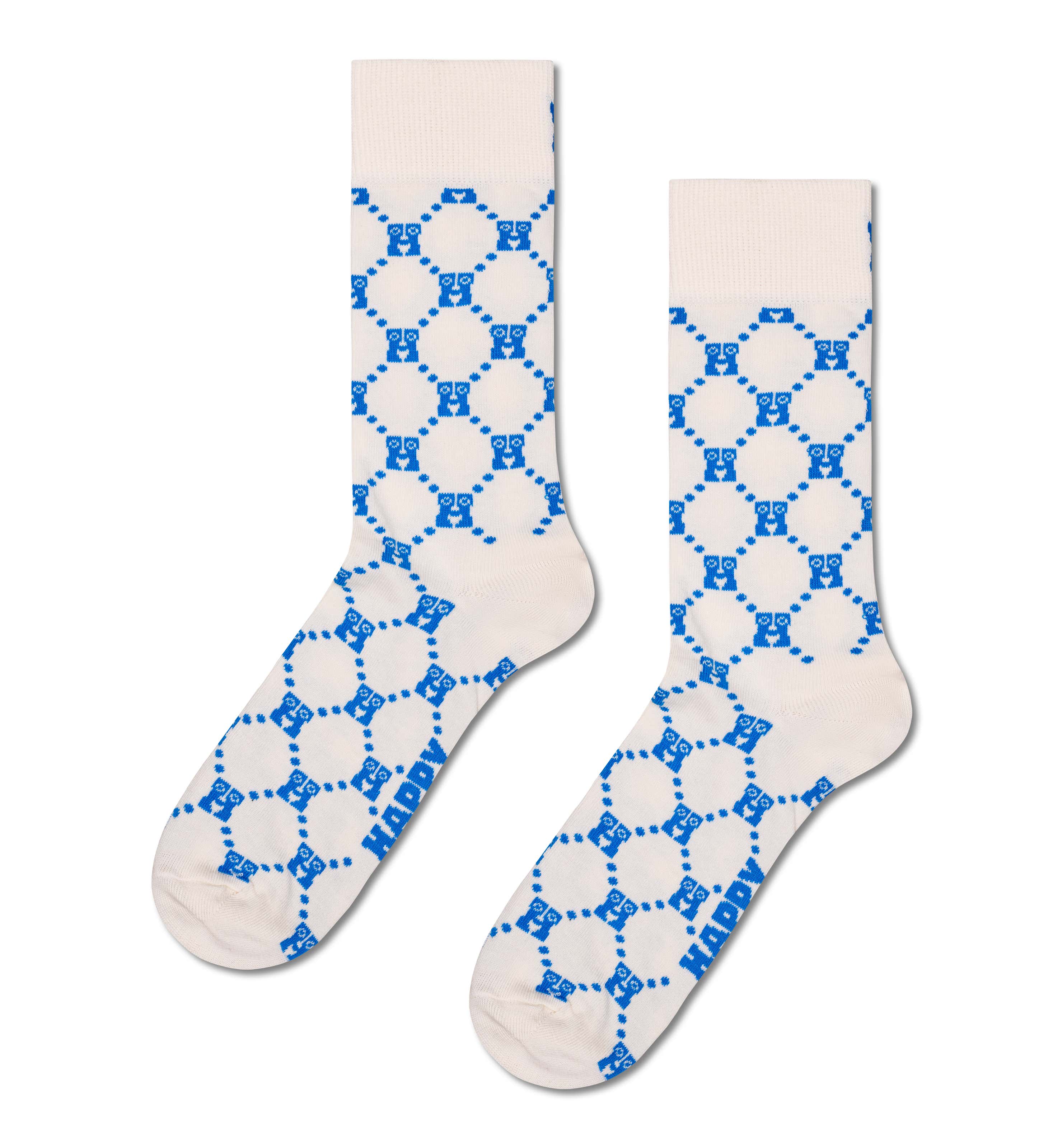 3 Pack H Monogram Socks - Image 2