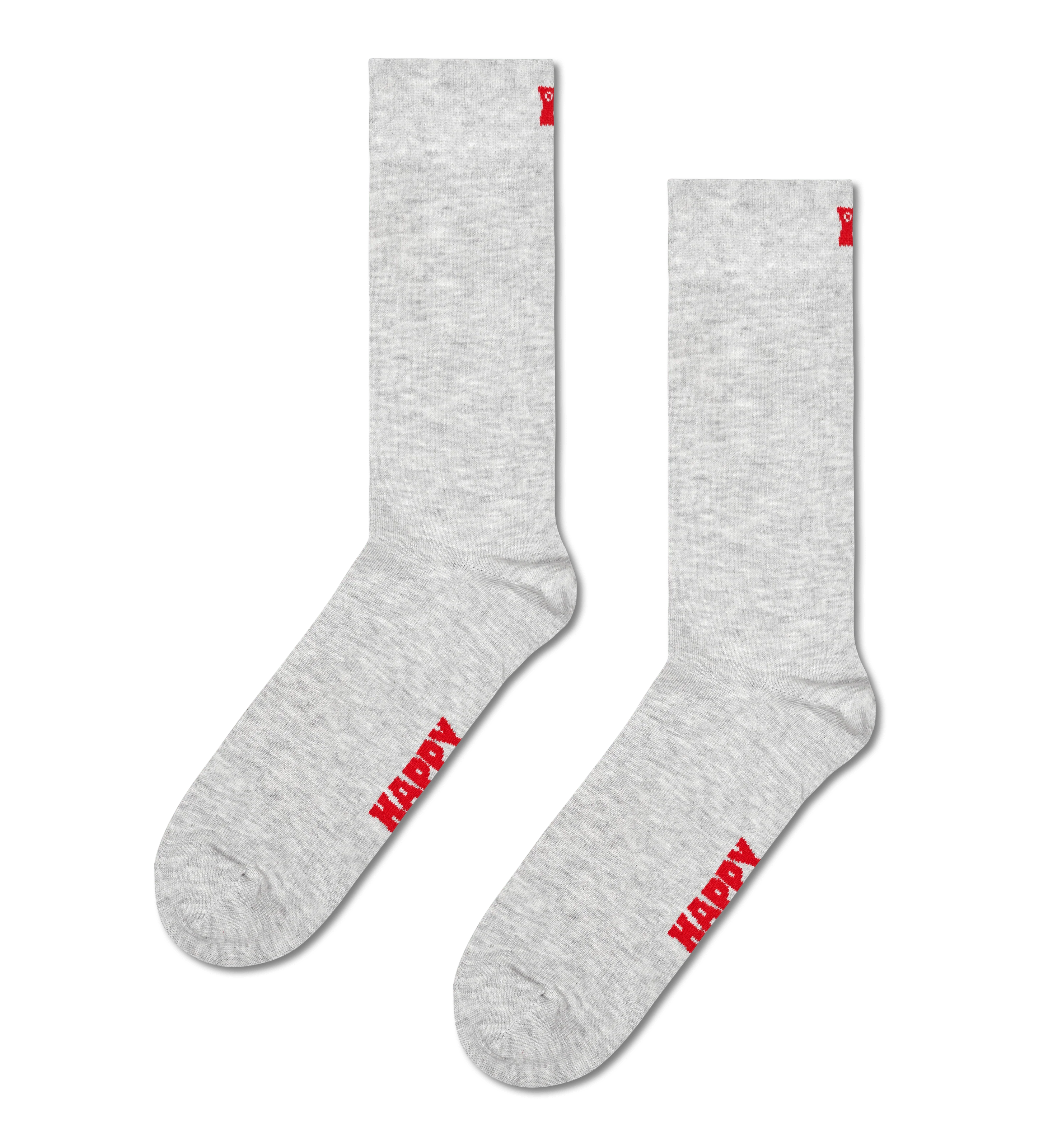 3 PACK SOLID SOCKS GREY - Image 2