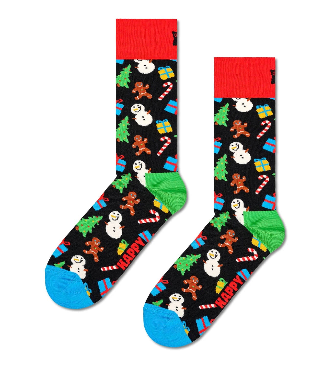 4 PACK GINGERBREAD HOUSE SOCKS GIFT SET - Image 5