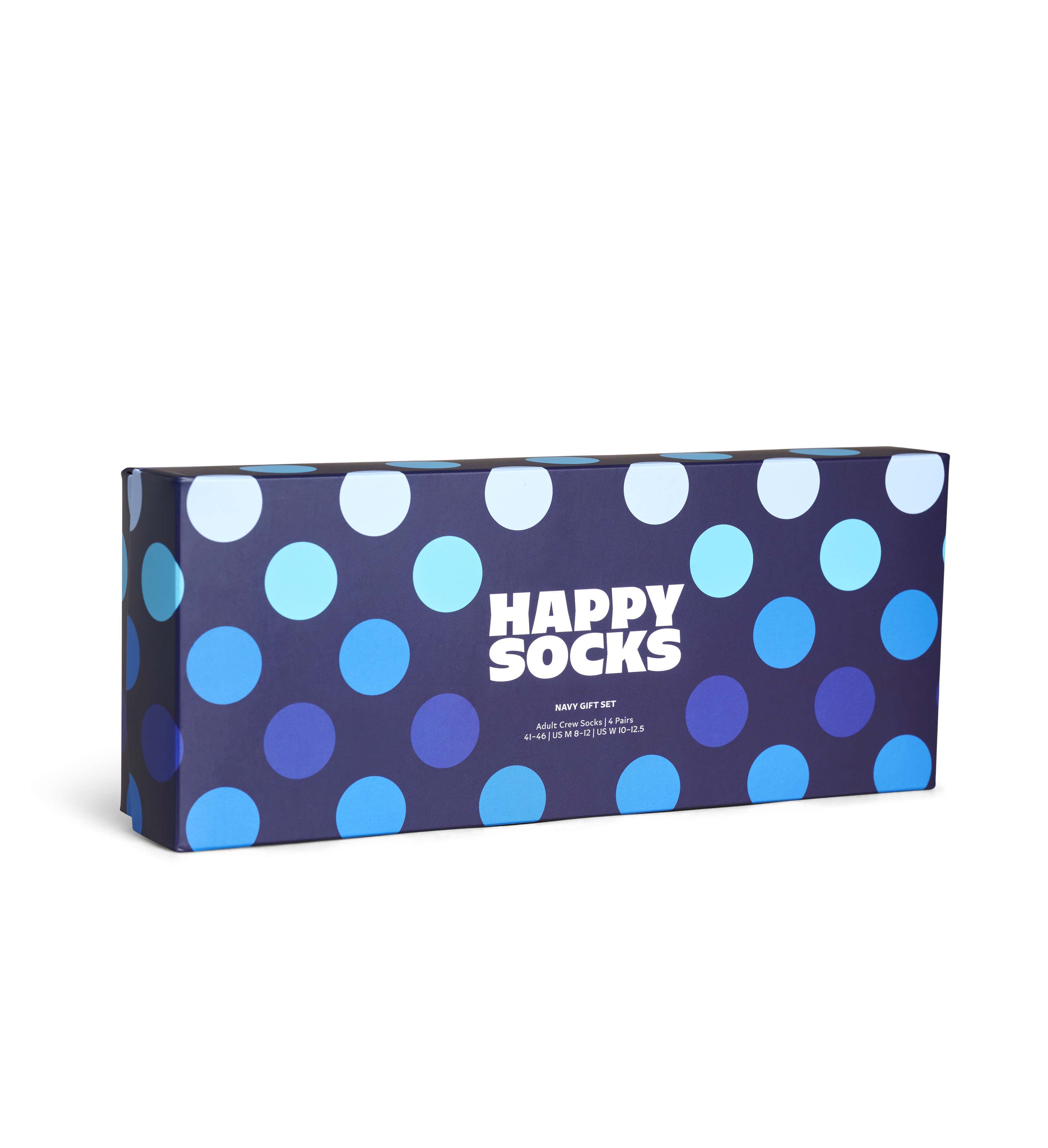 4 Pack Navy Socks Gift Set - Image 7