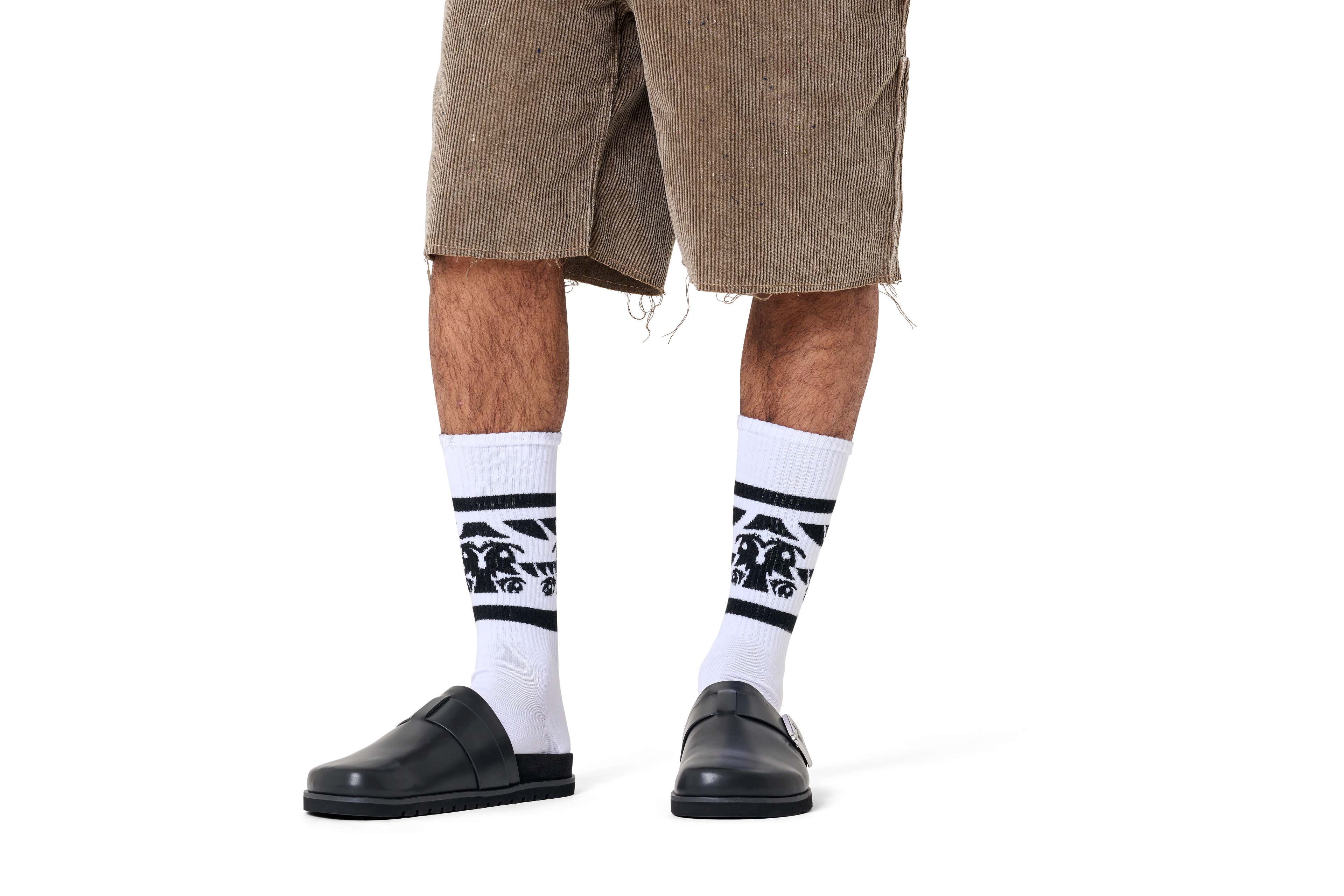 Anime Stripe Sneaker Sock - Image 2