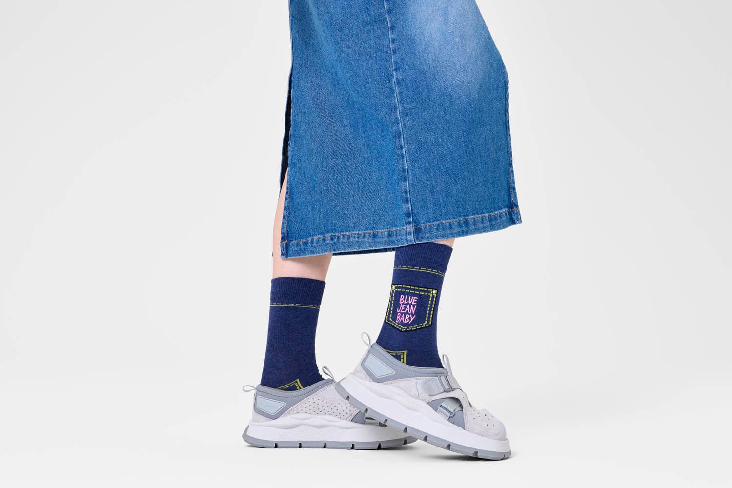 BLUE JEAN BABY SOCK - Image 2