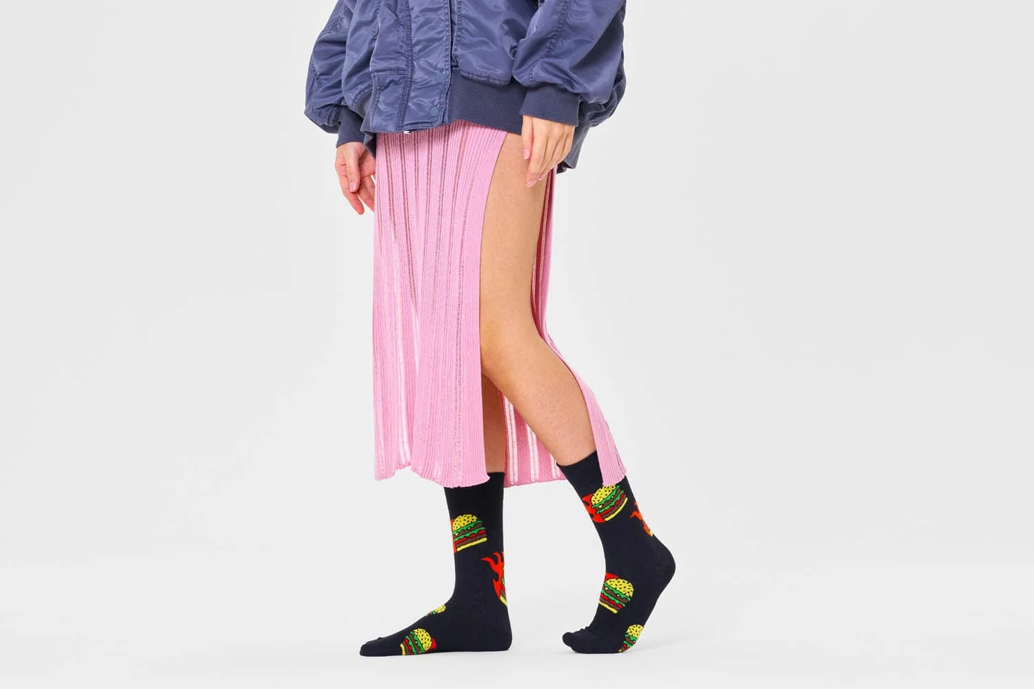 FLAMING BURGER SOCK - Image 2