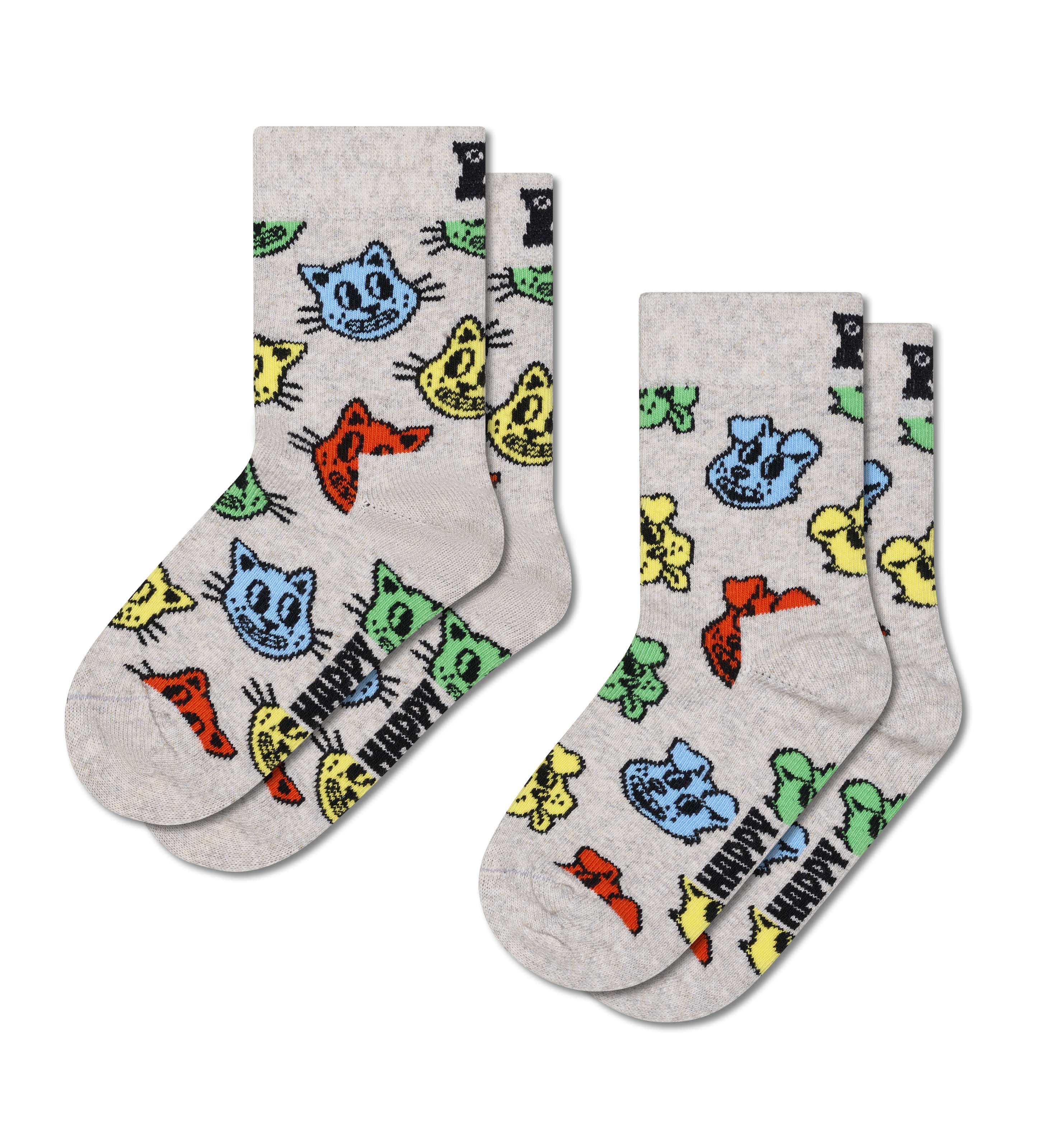 Kids 2 Pack Doggo Cat Socks