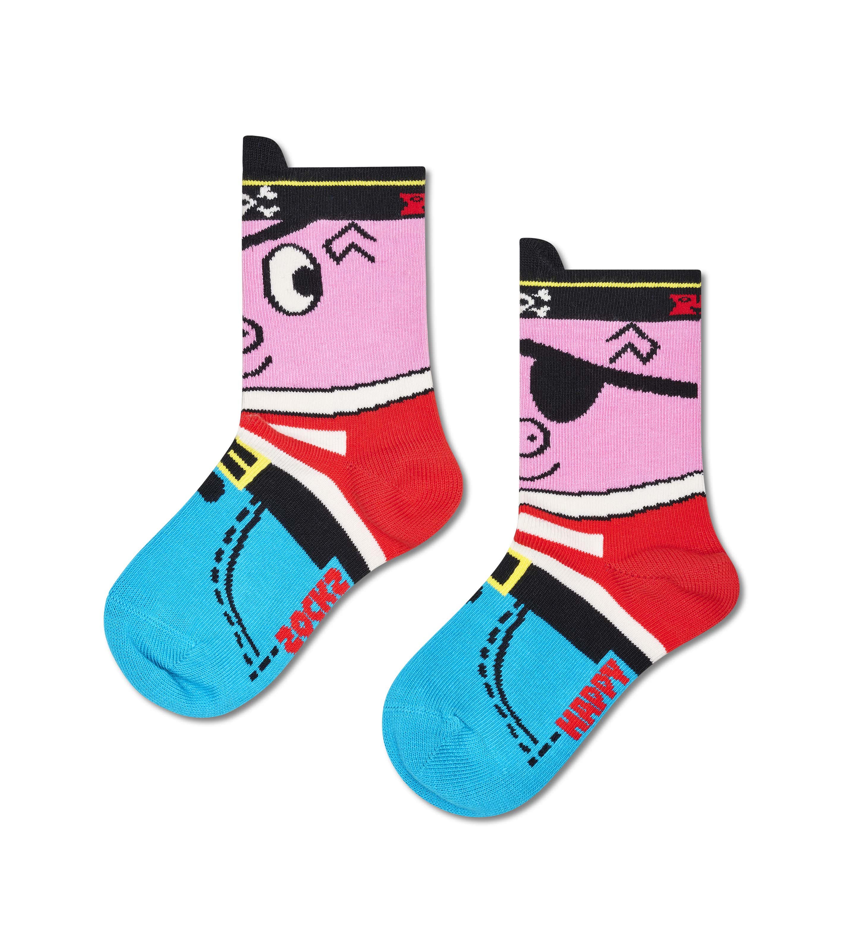 Kids 2 Pack Pirate Socks - Image 2