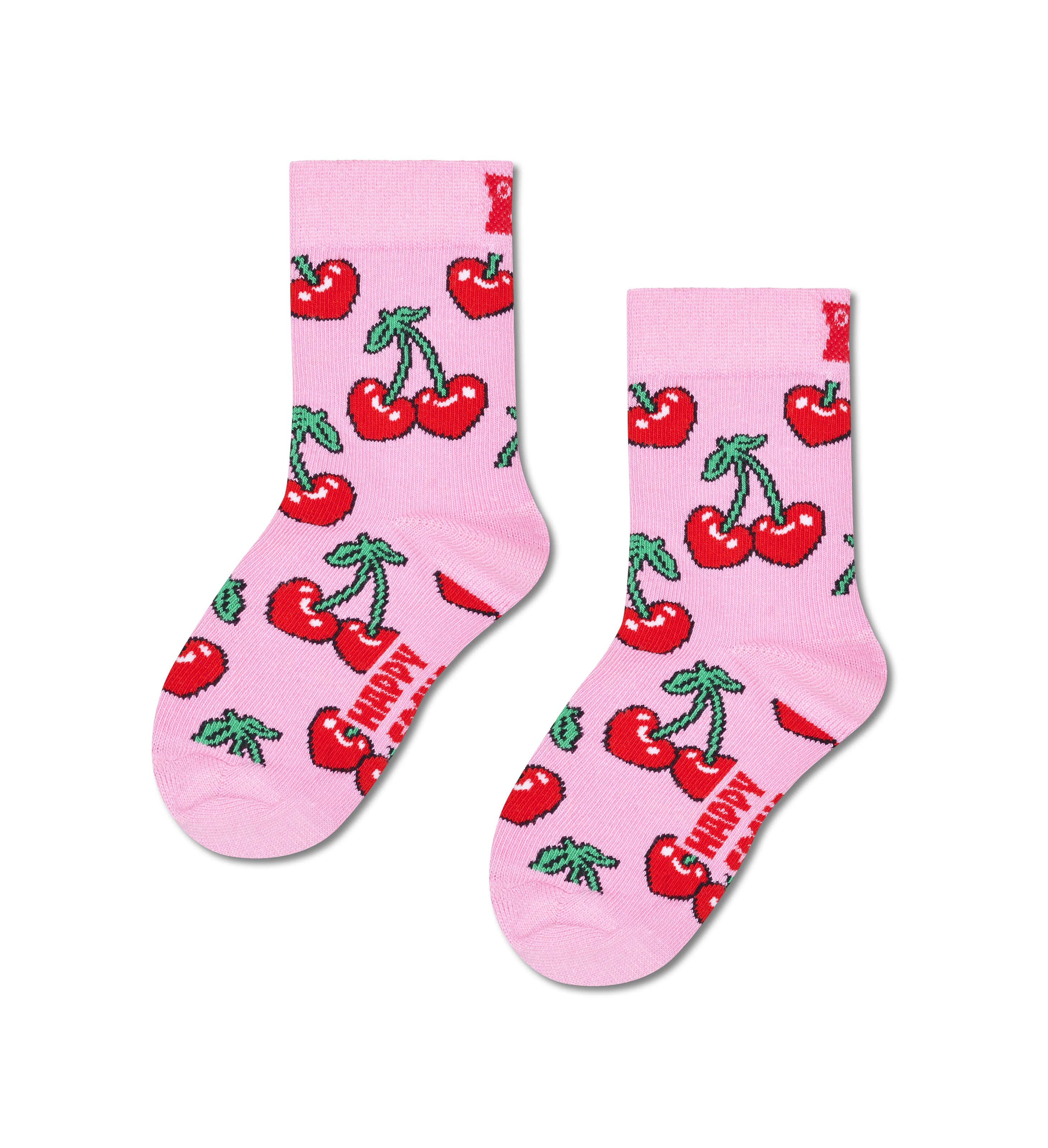 Kids Cherry Heart Sock