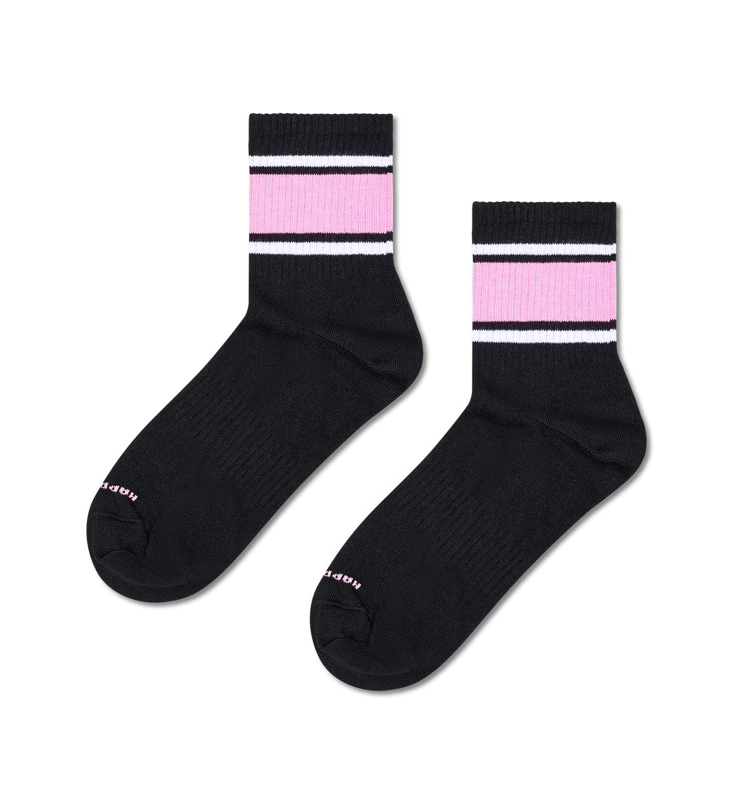 Simple Stripe 1 2 Crew Sneaker Sock