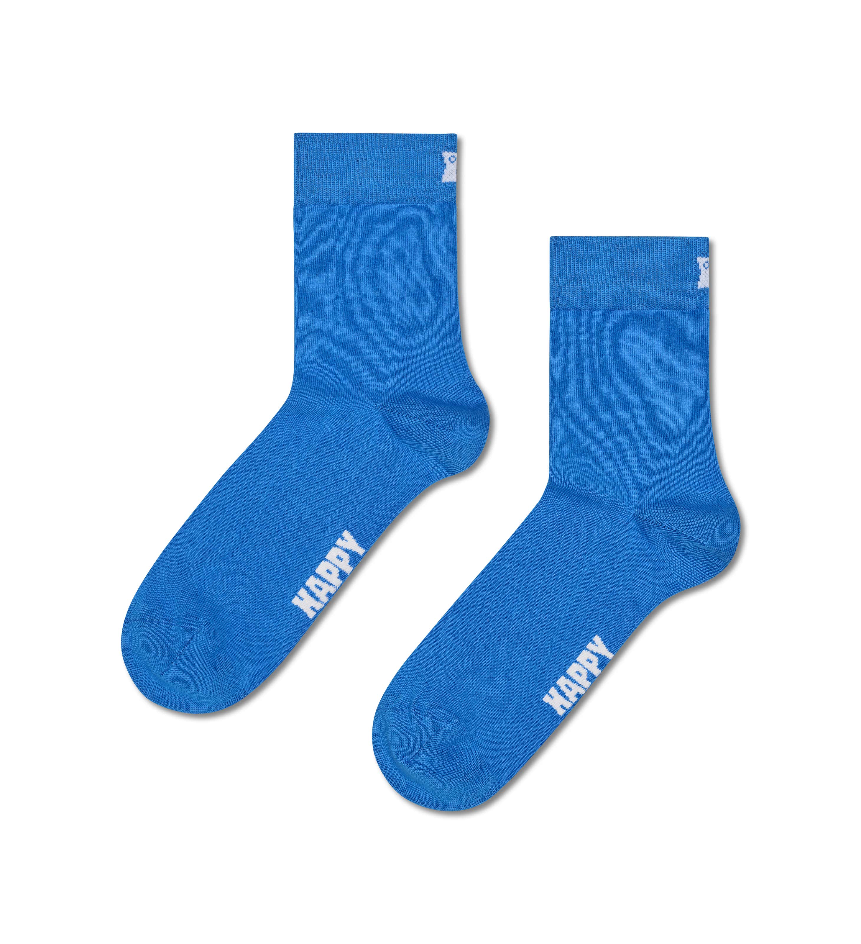 Solid 1 2 Crew Sock Blue