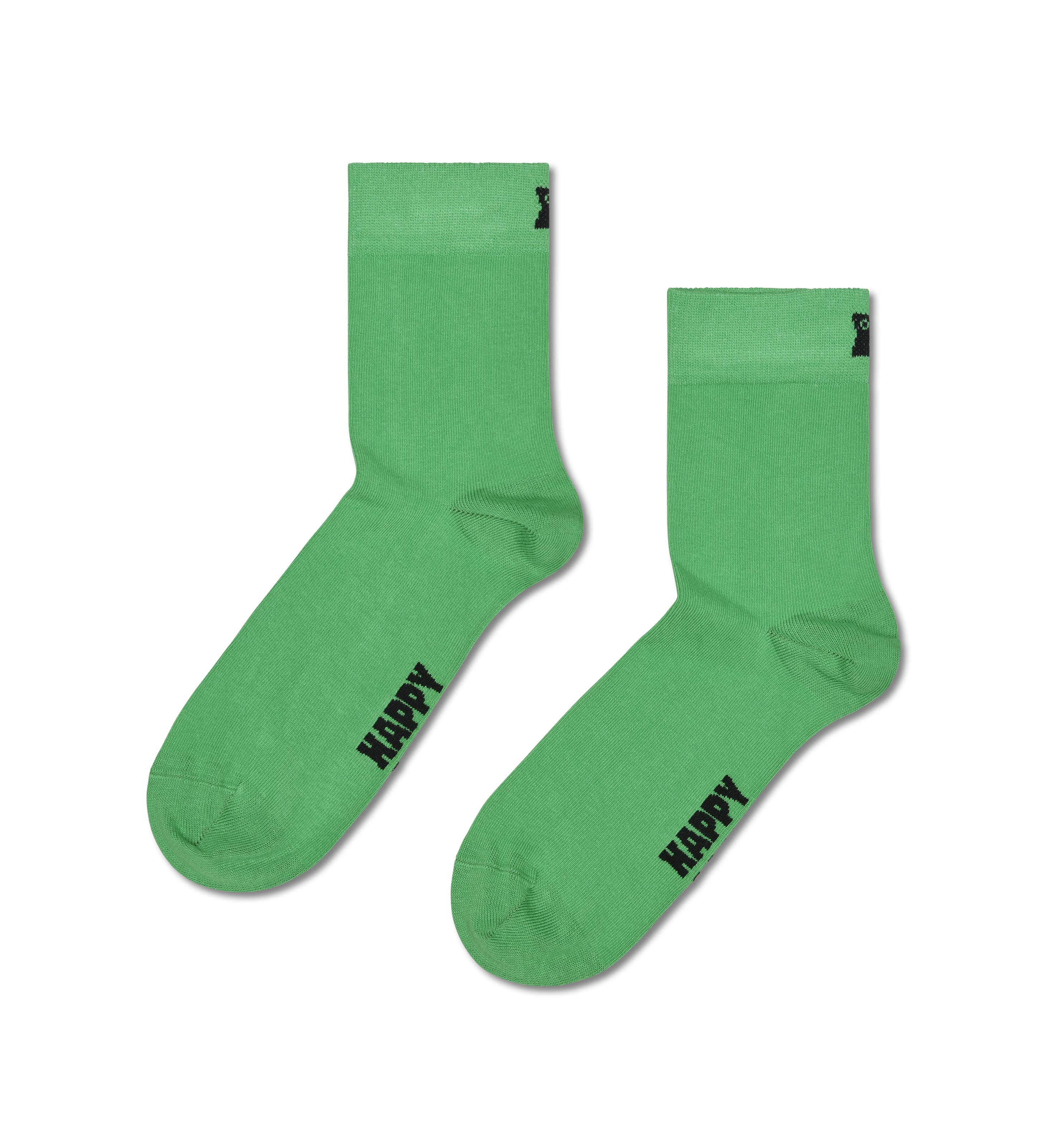 Solid 1 2 Crew Sock Green