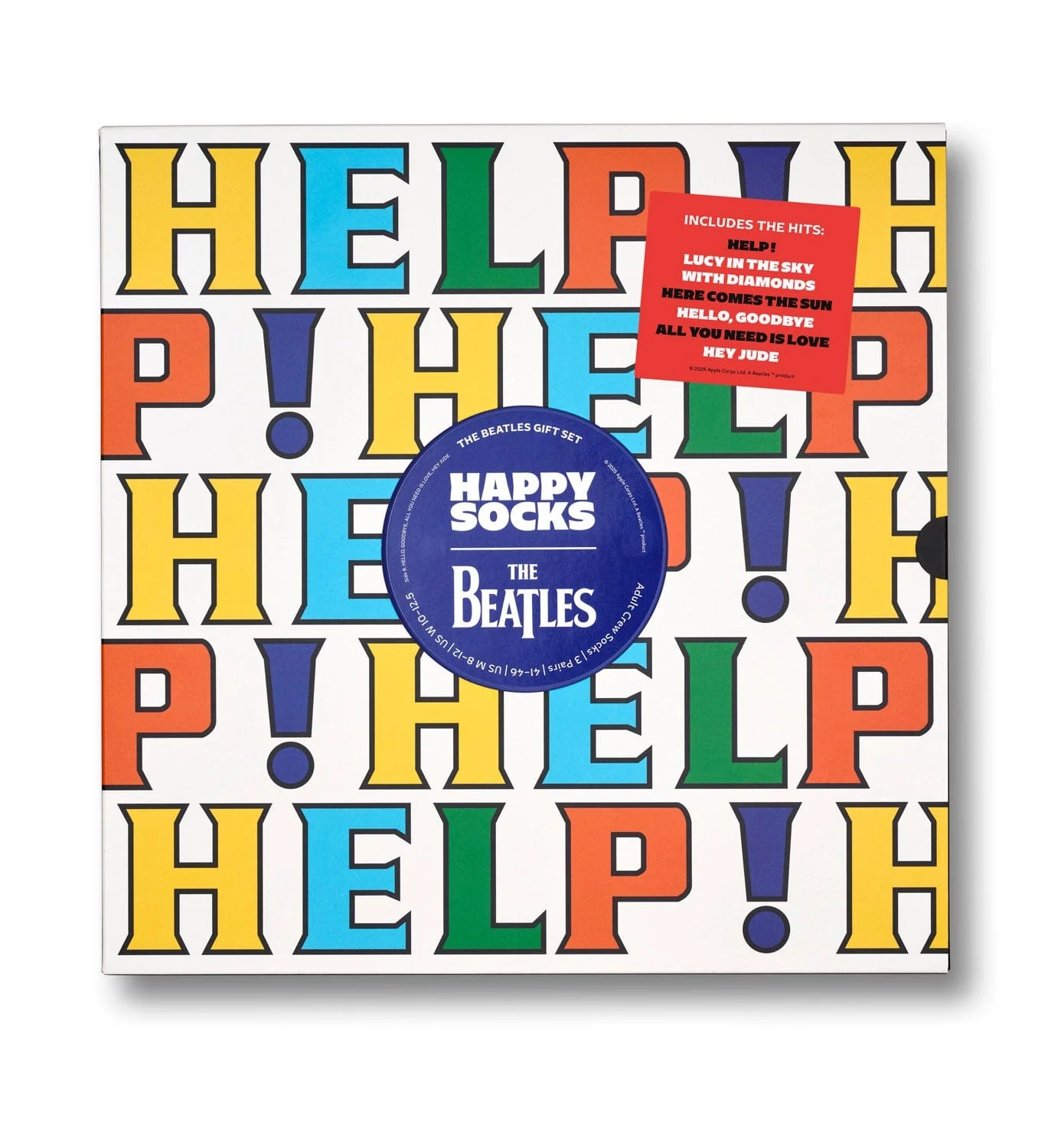 The Beatles 6 Pack Socks Gift Set - Image 3