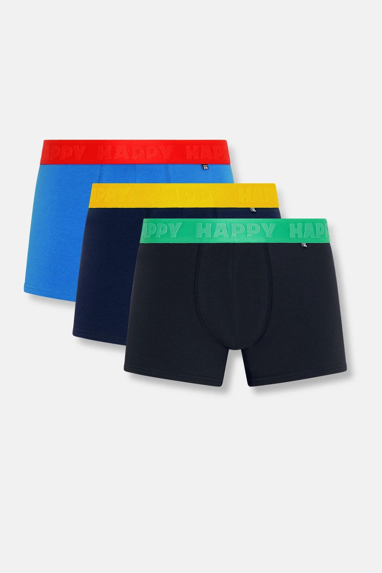3 Pack Solid Mix Short Boxers