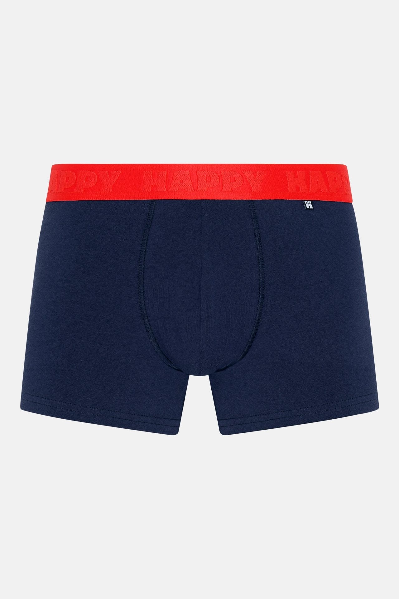 3 Pack Solid Navy Short Boxers - Image 3