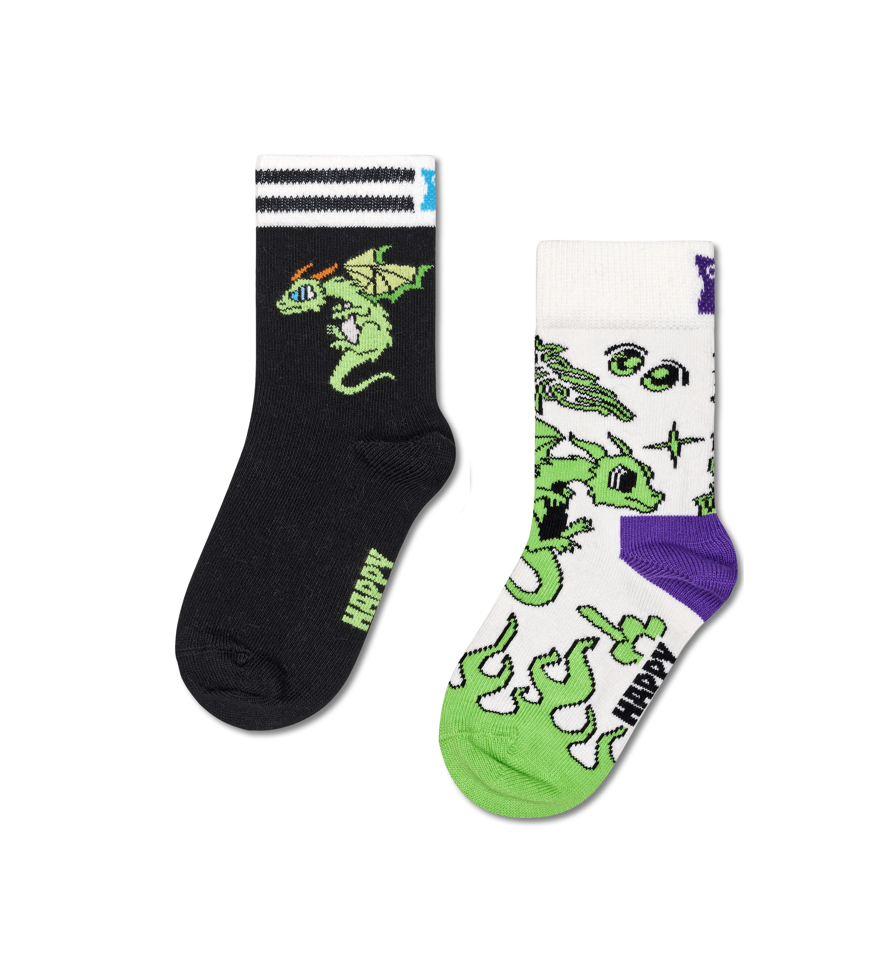 Kids 2 Pack Dragon Socks