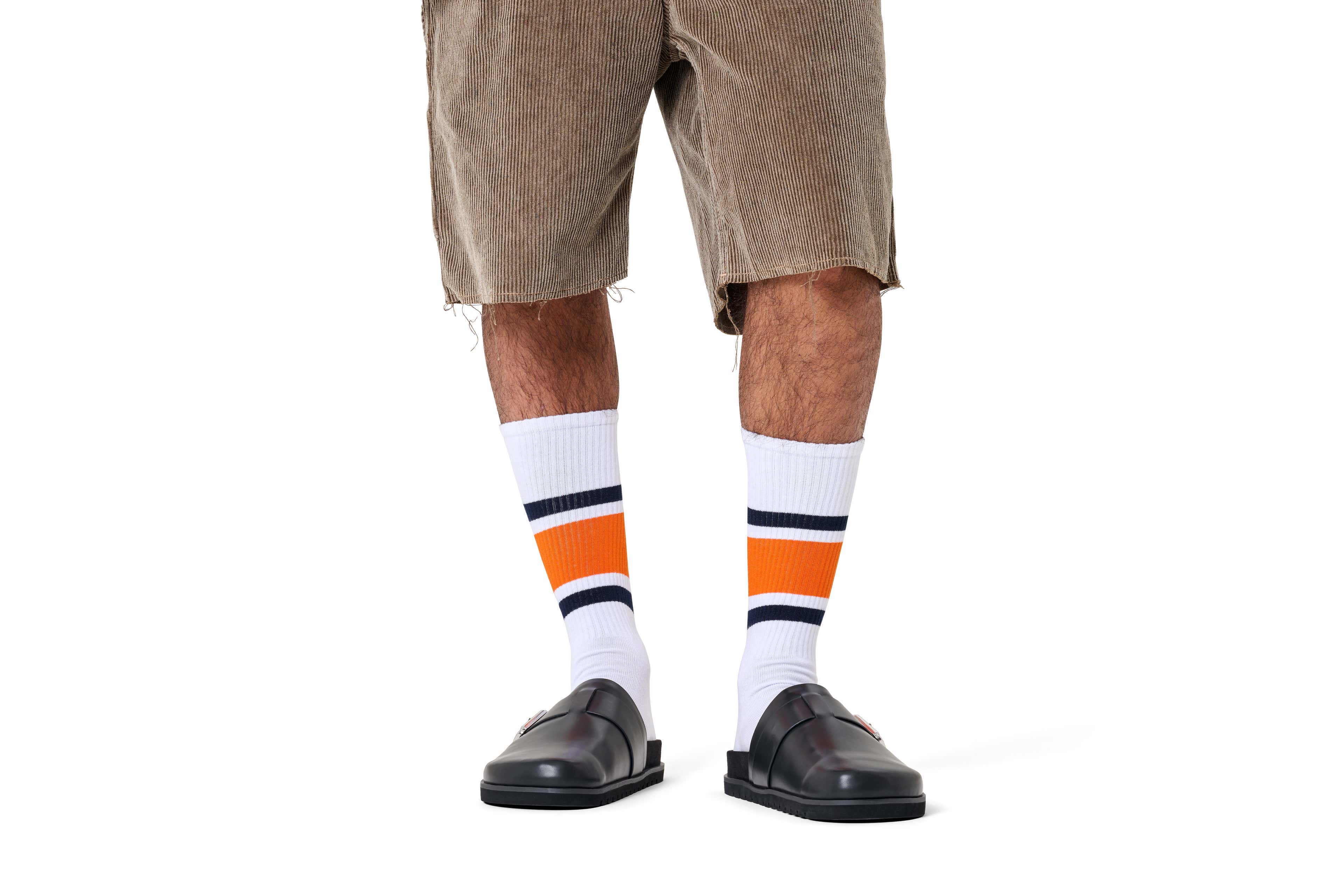Simple Stripe Sneaker Sock - Image 2