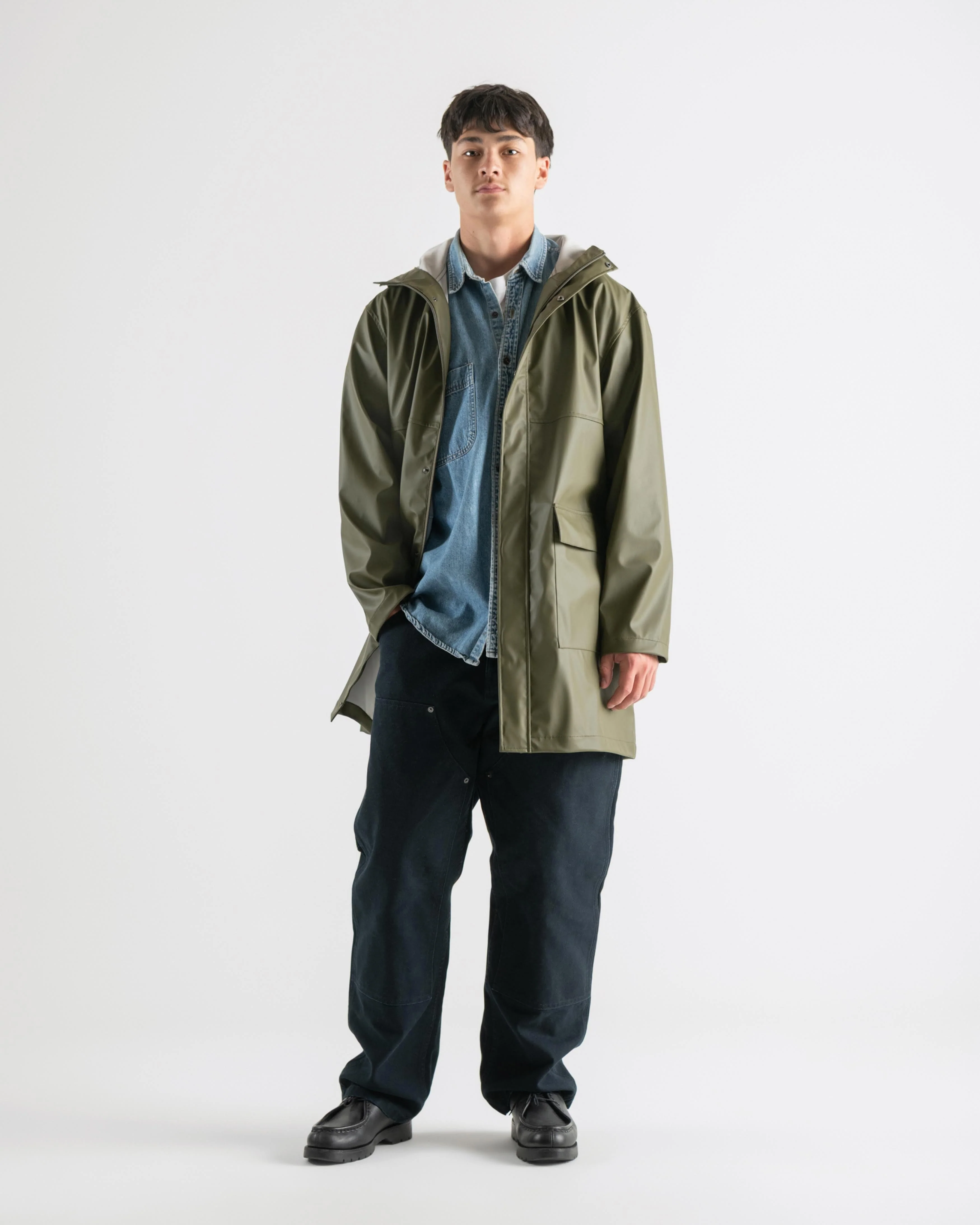 Long Classic Rain Jacket Men S - Image 2