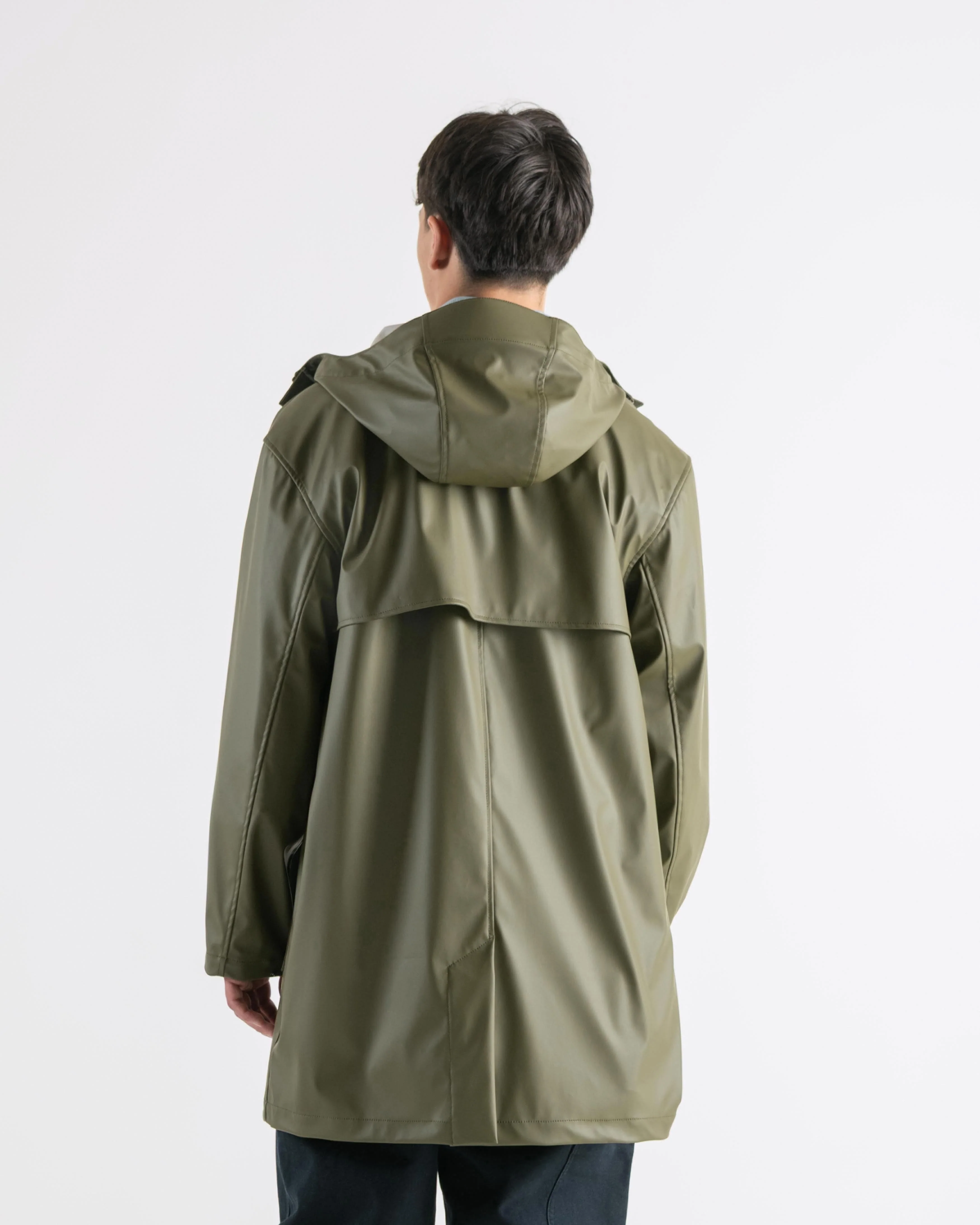 Long Classic Rain Jacket Men S - Image 3