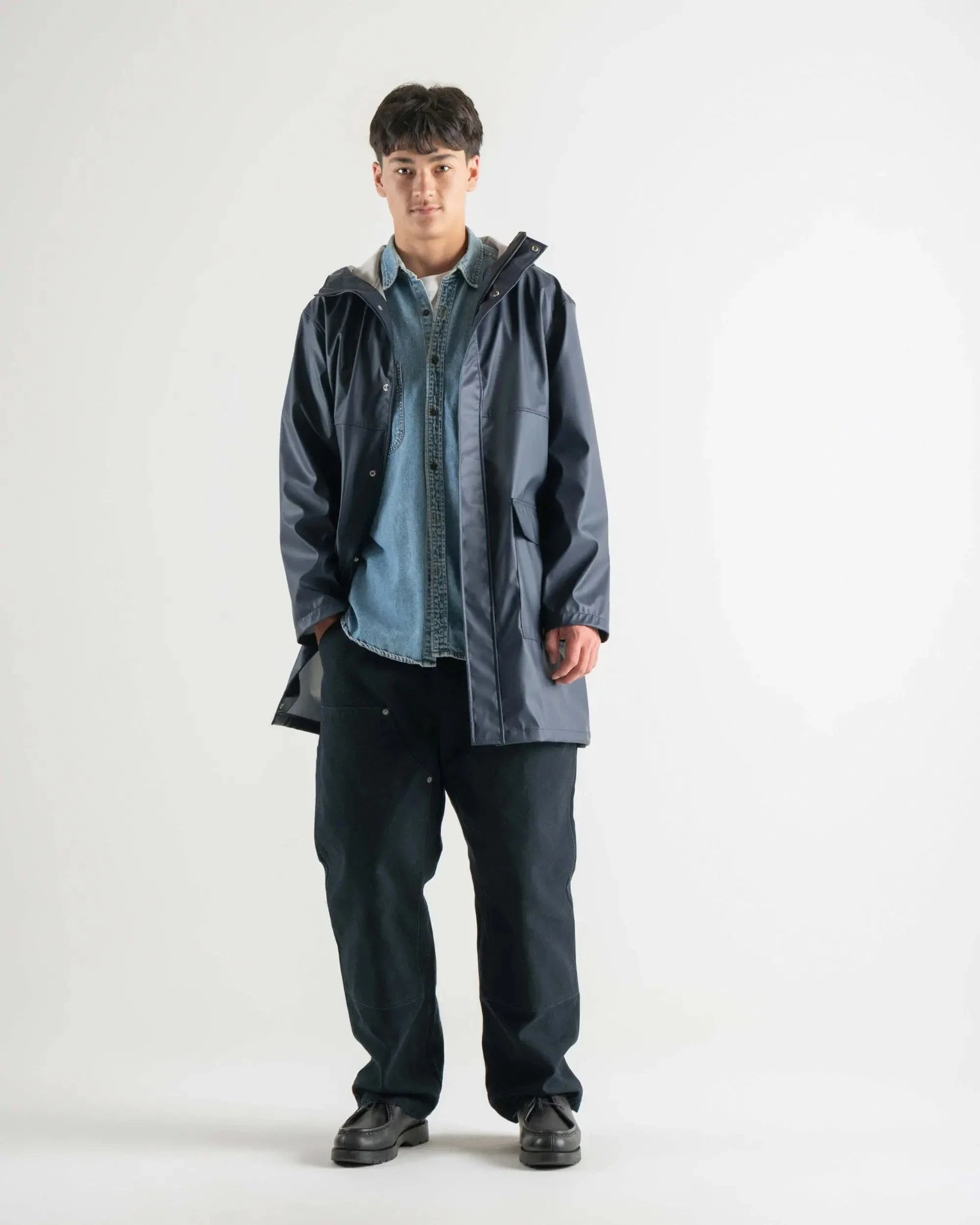 Long Classic Rain Jacket Men S - Image 2