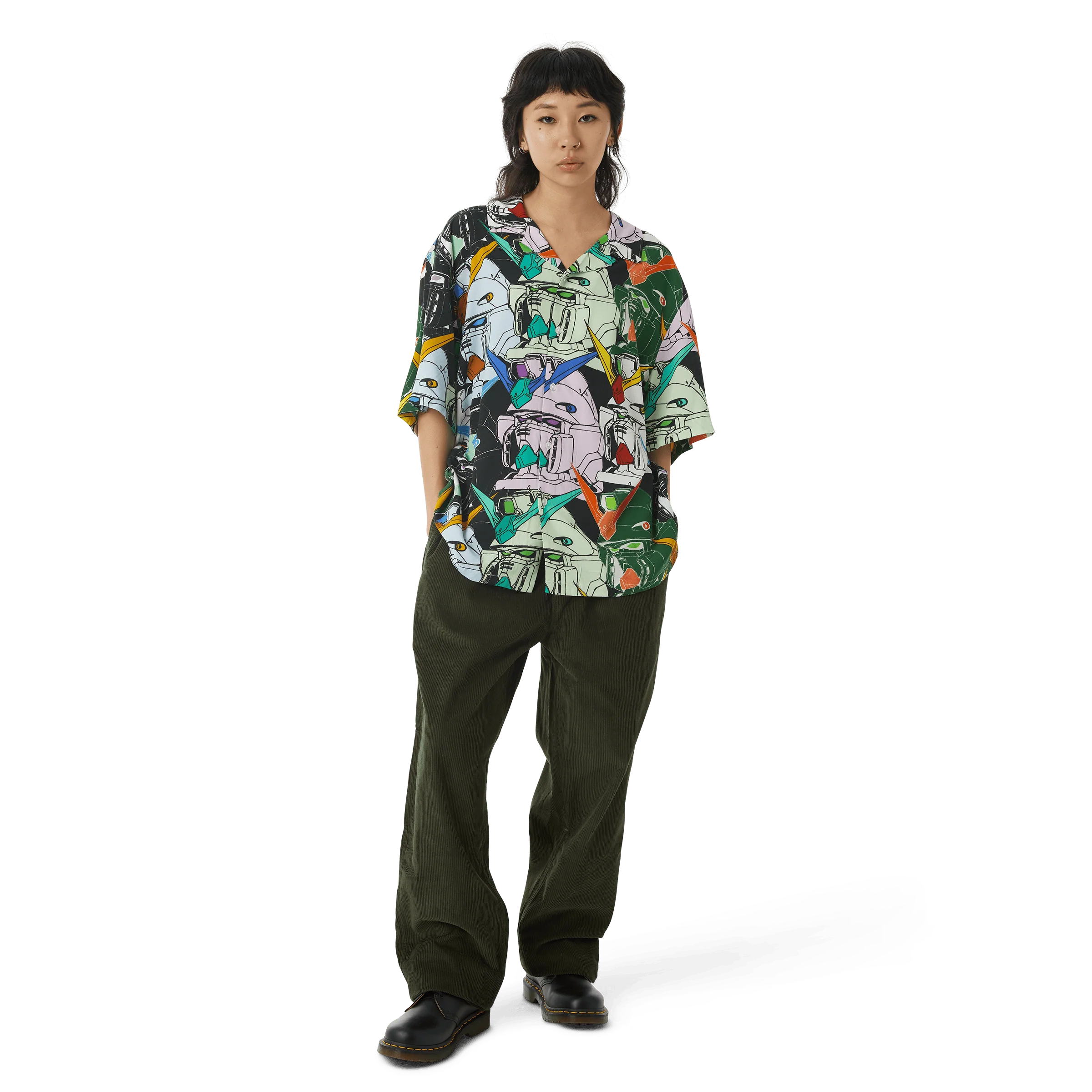 GUNDAM HEADS S S RESORT SHIRT - Image 3