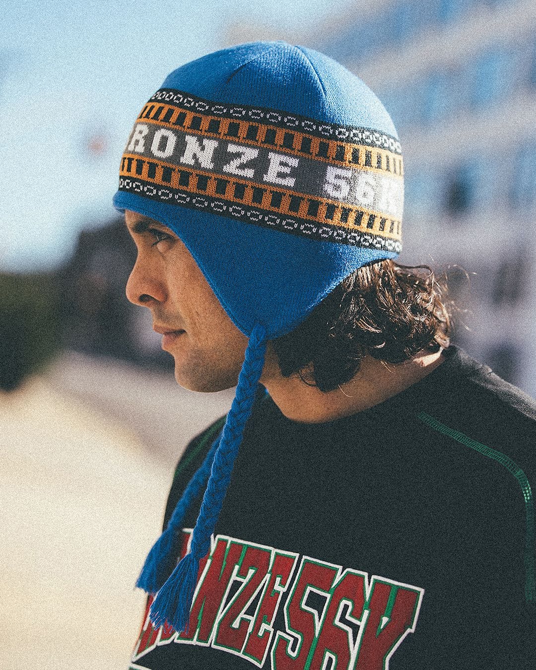 Huf X Bronze Flap Beanie - Image 2