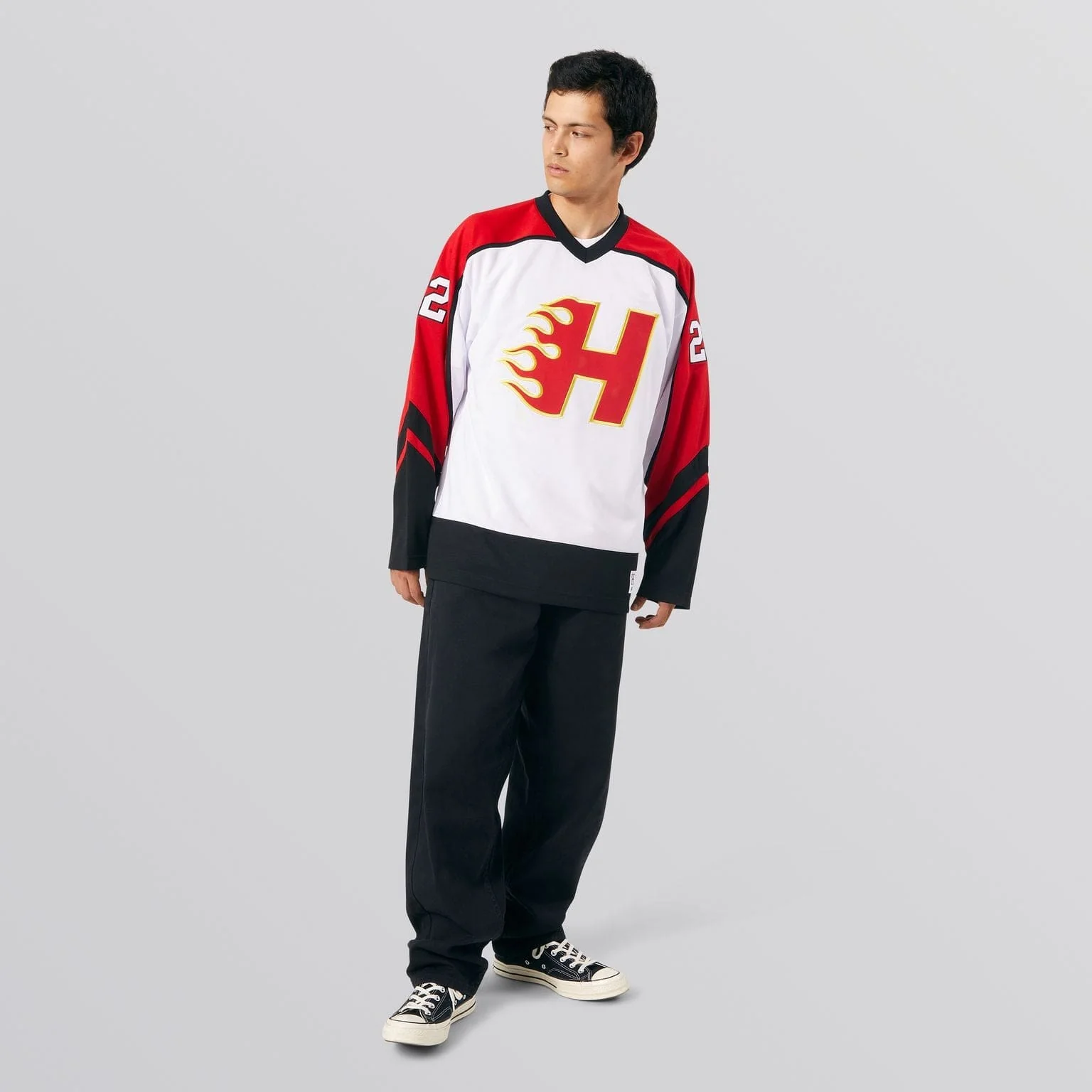 ENFORCER HOCKEY JERSEY - WHITE - Image 3