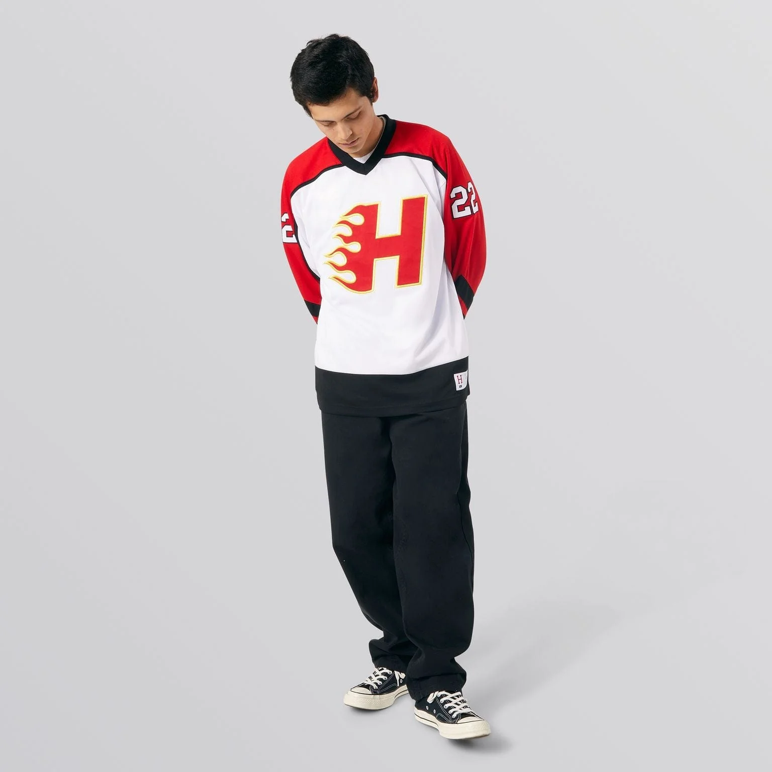 ENFORCER HOCKEY JERSEY - WHITE - Image 5